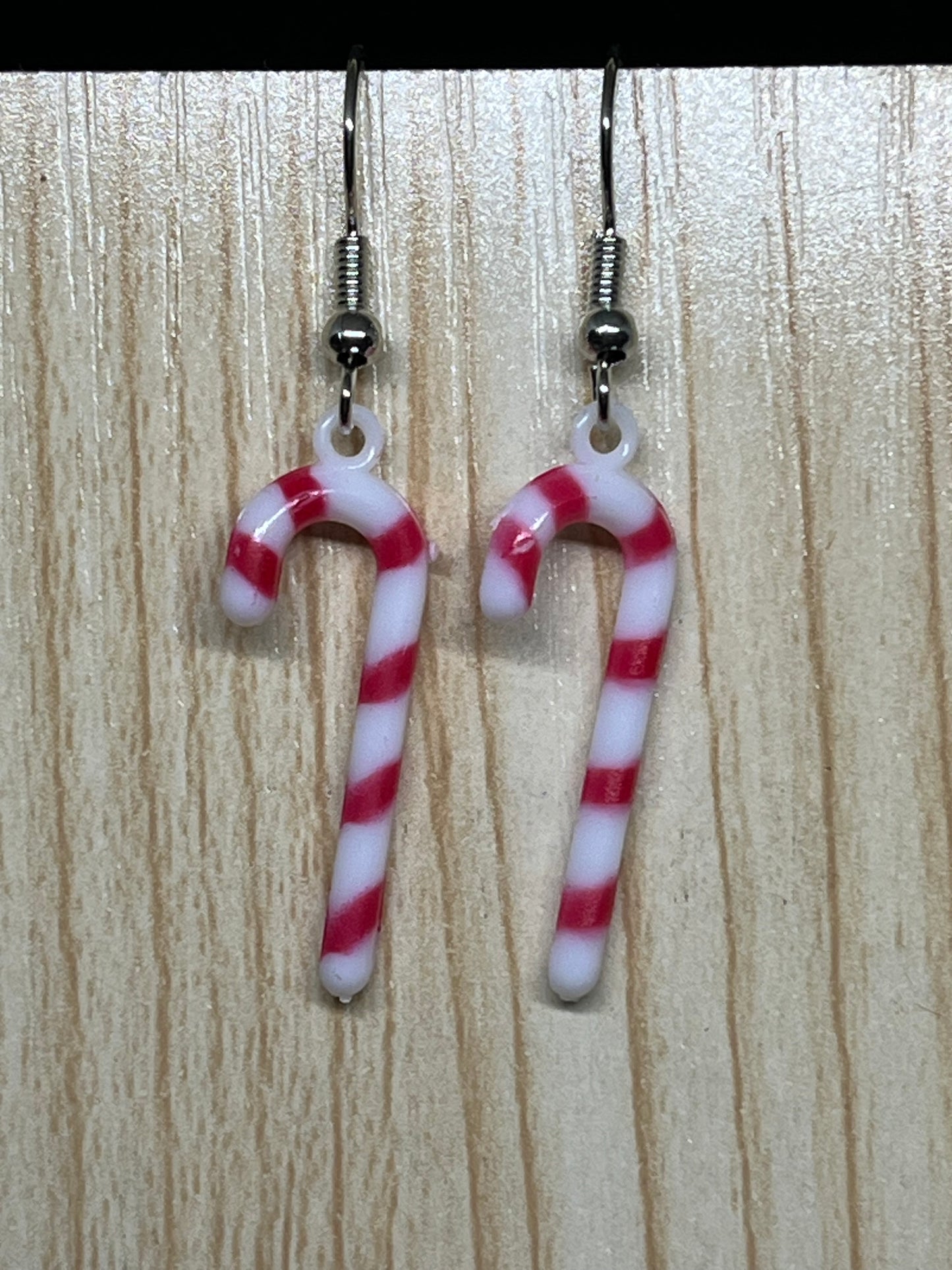 Candy cane earrings C104