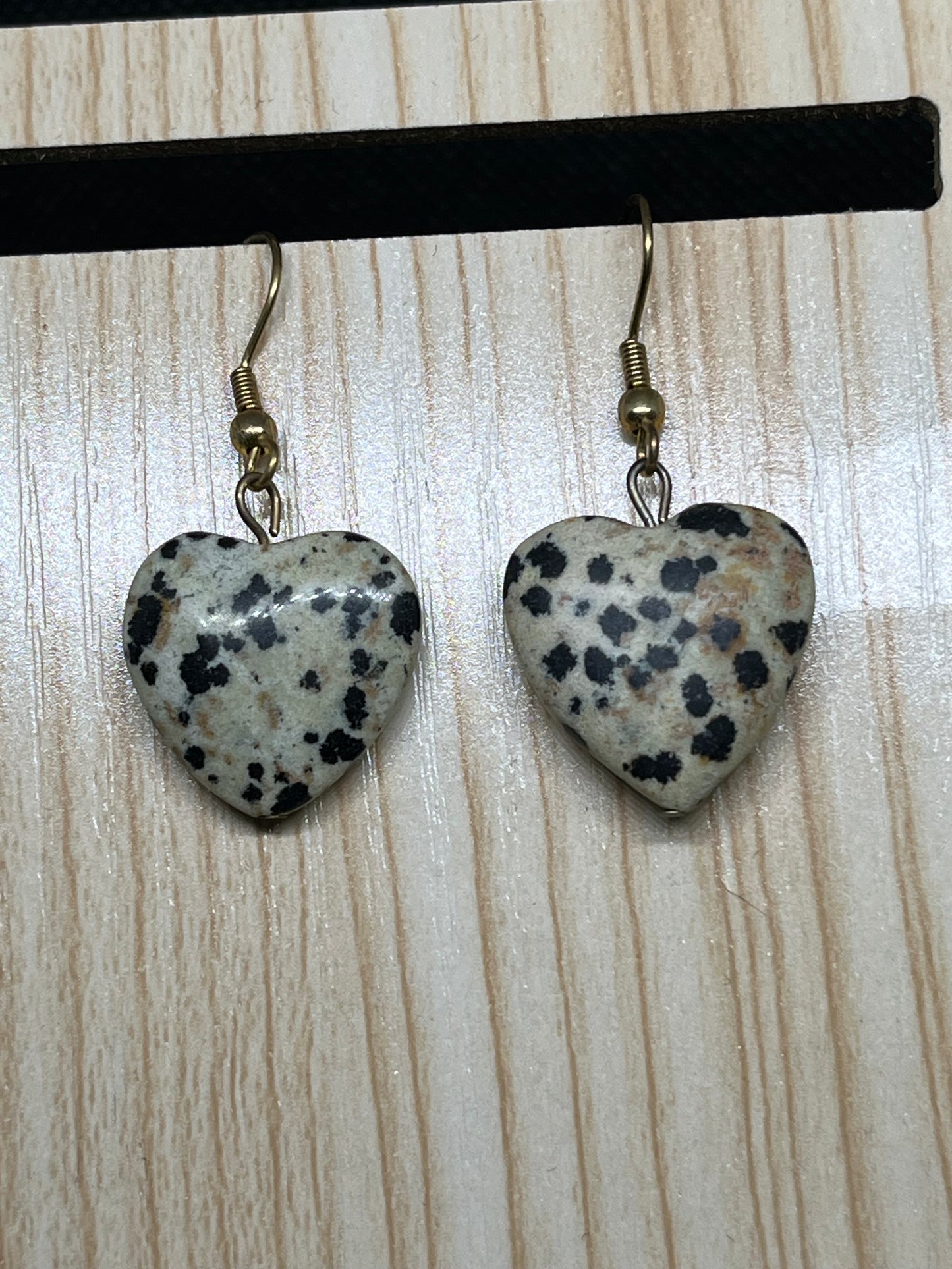 Heart earrings E555