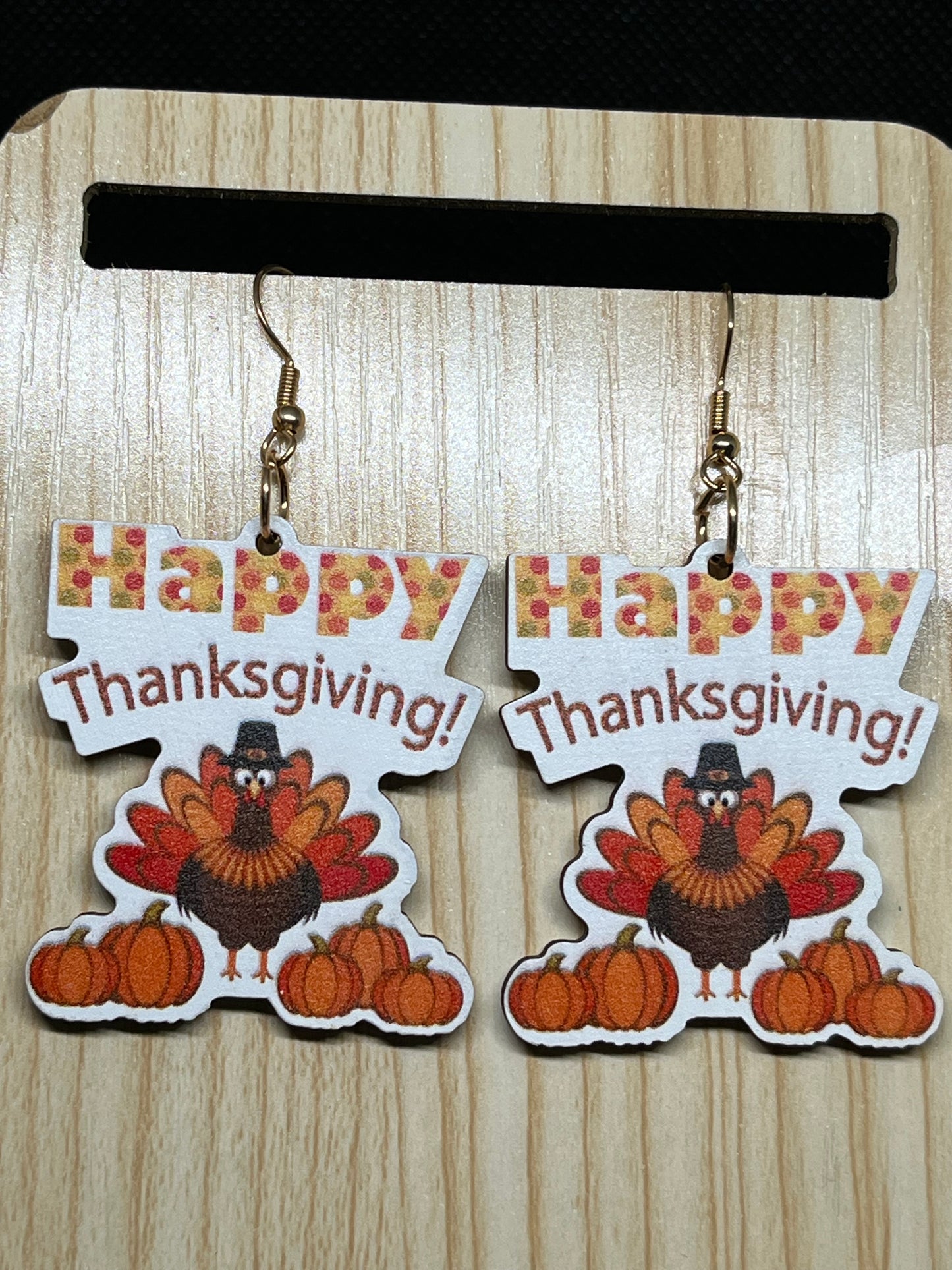 Happy Thanksgiving earrings TK9