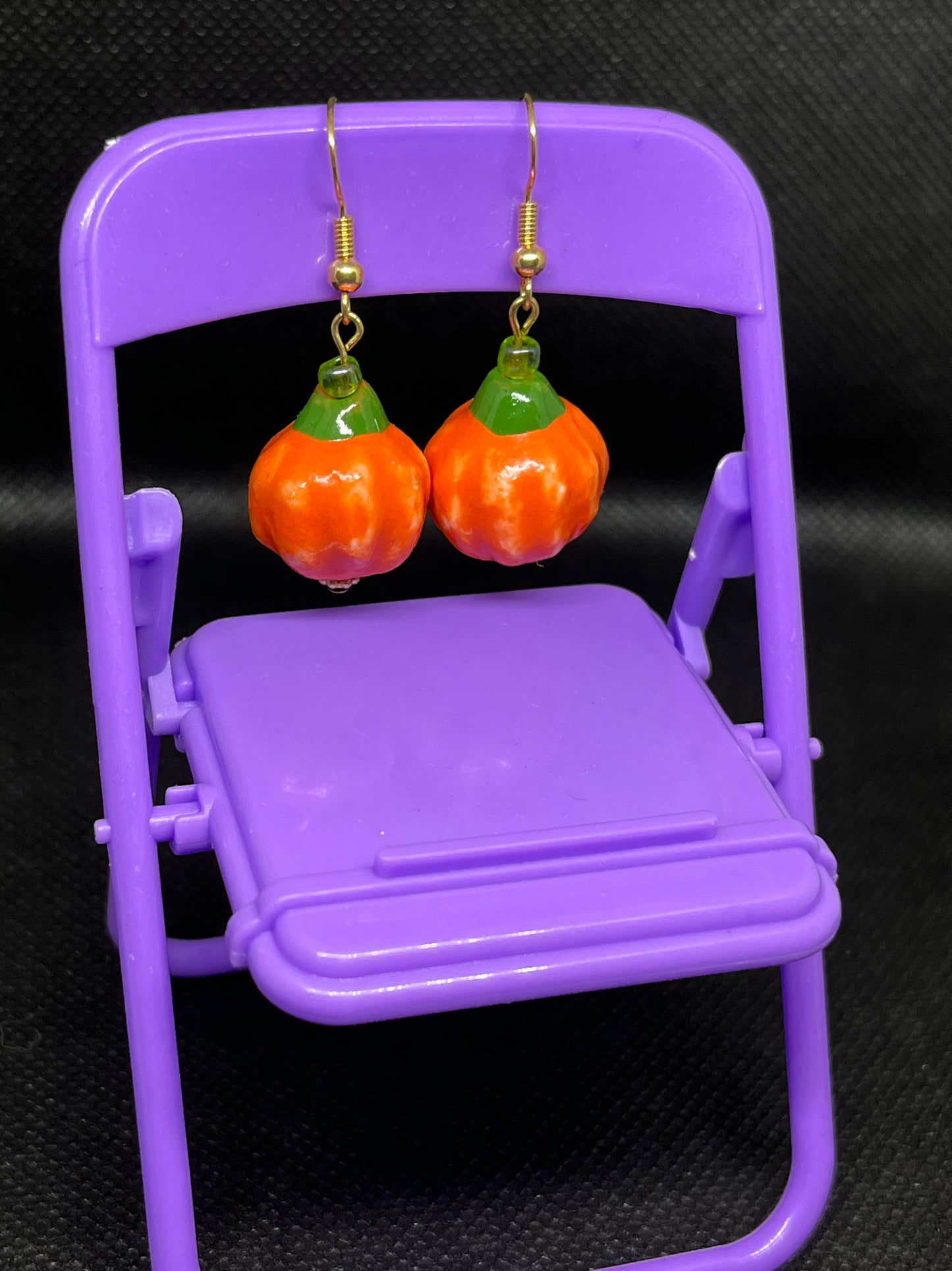 Pumpkin earrings H16