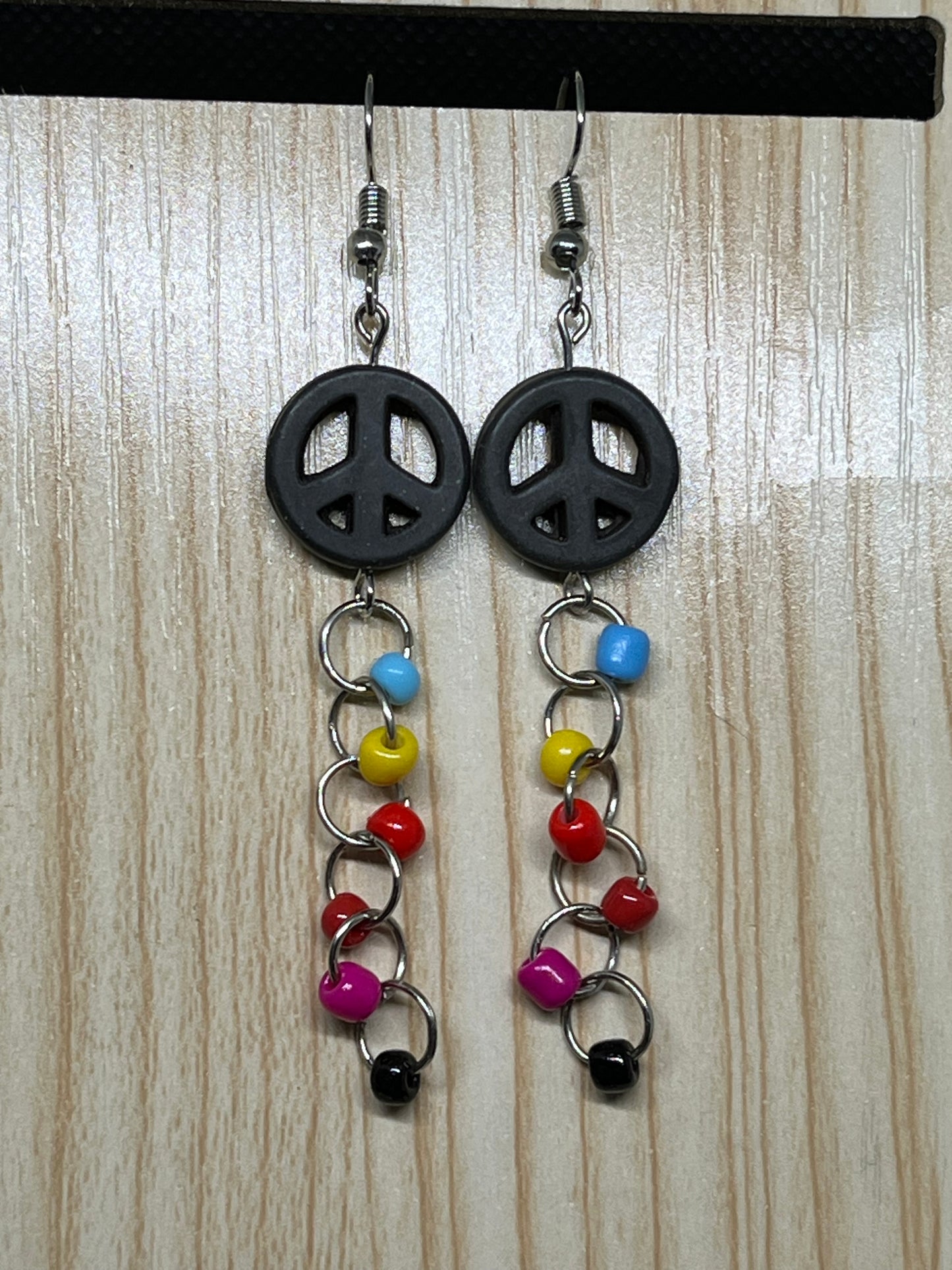 Peace earrings E657