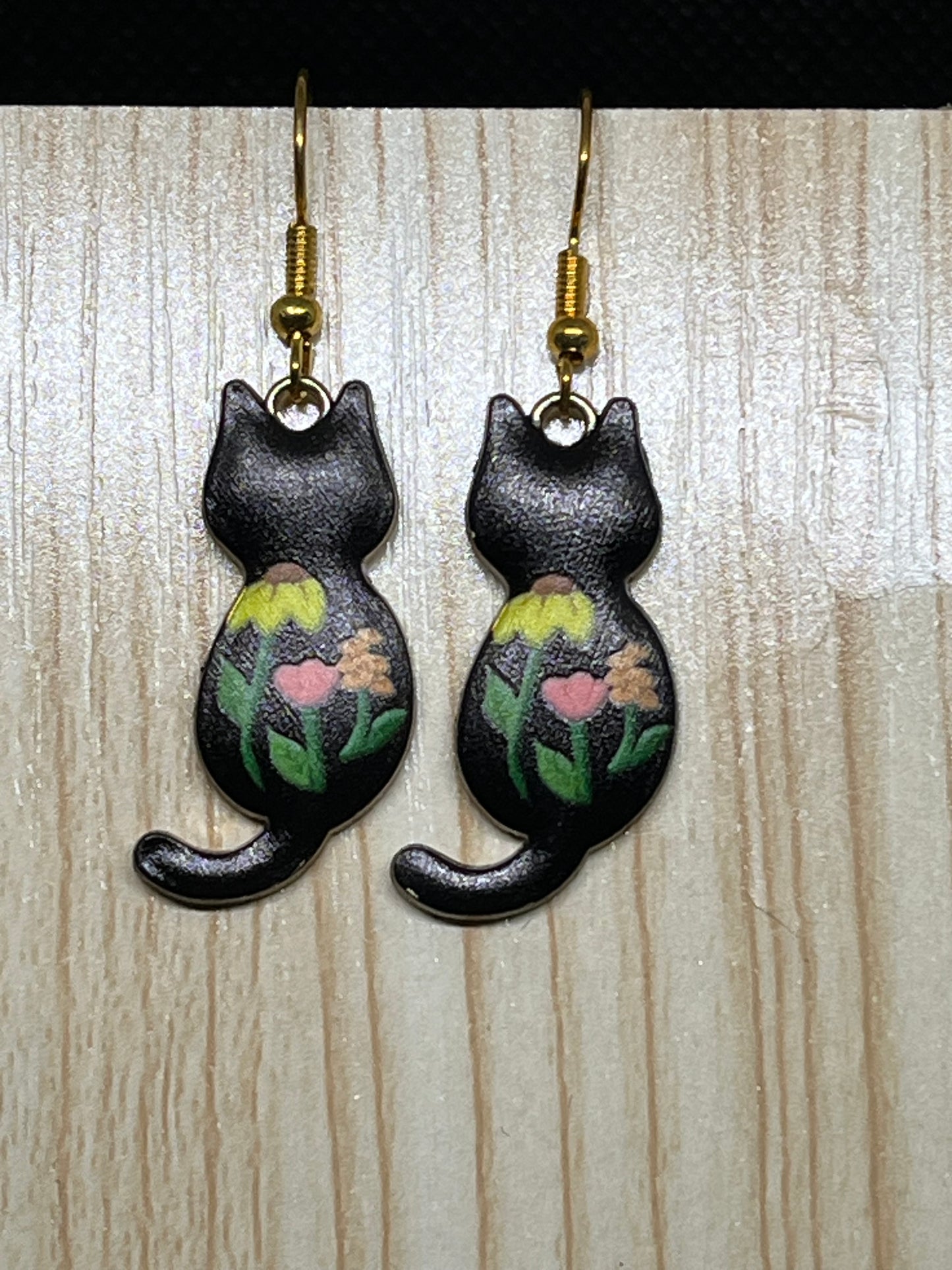 Cat earrings E365