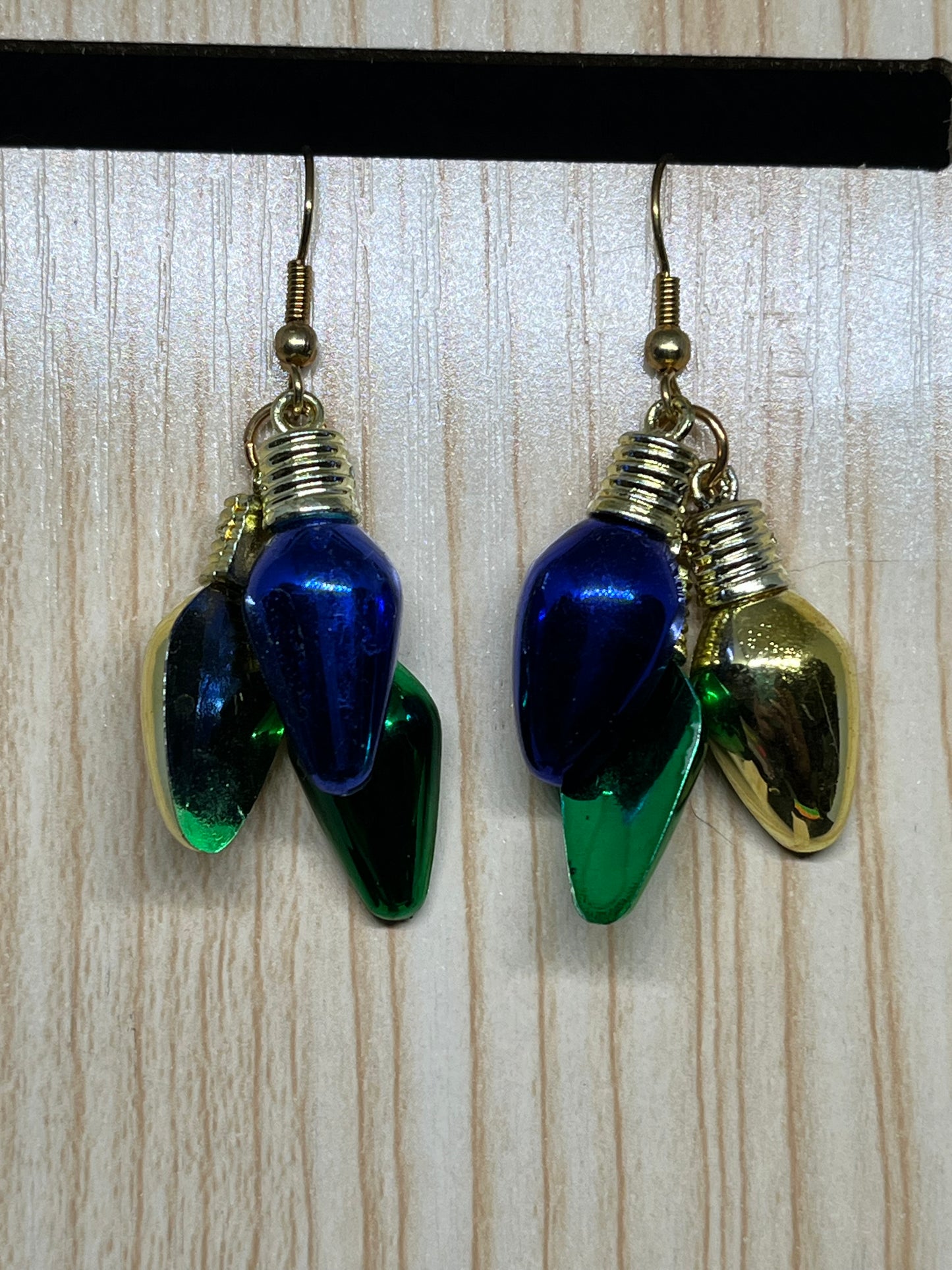 Christmas light earrings C33