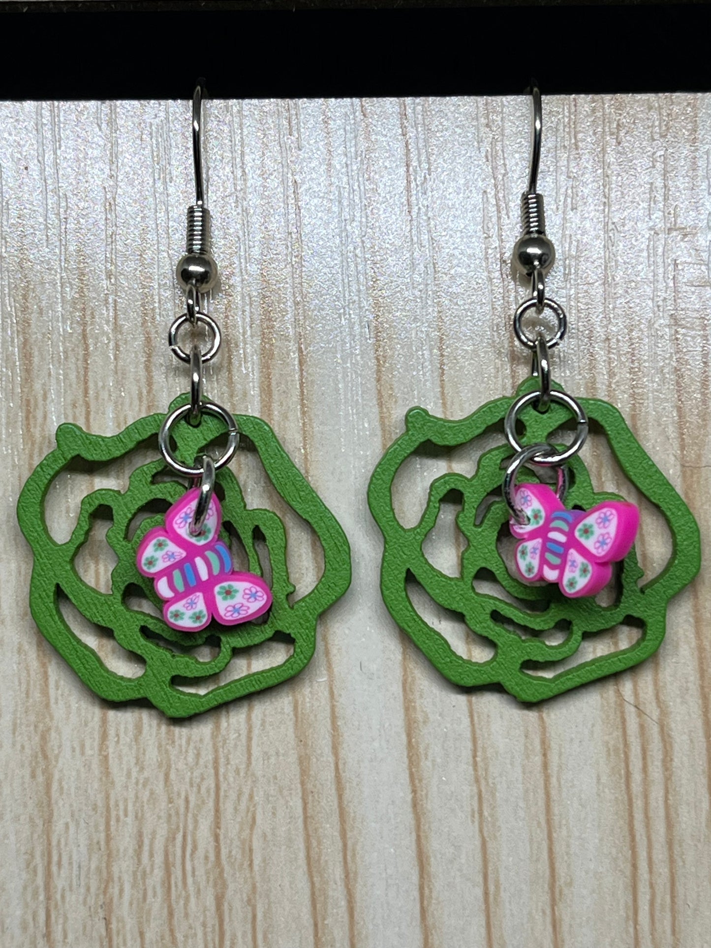 Flower earrings E212