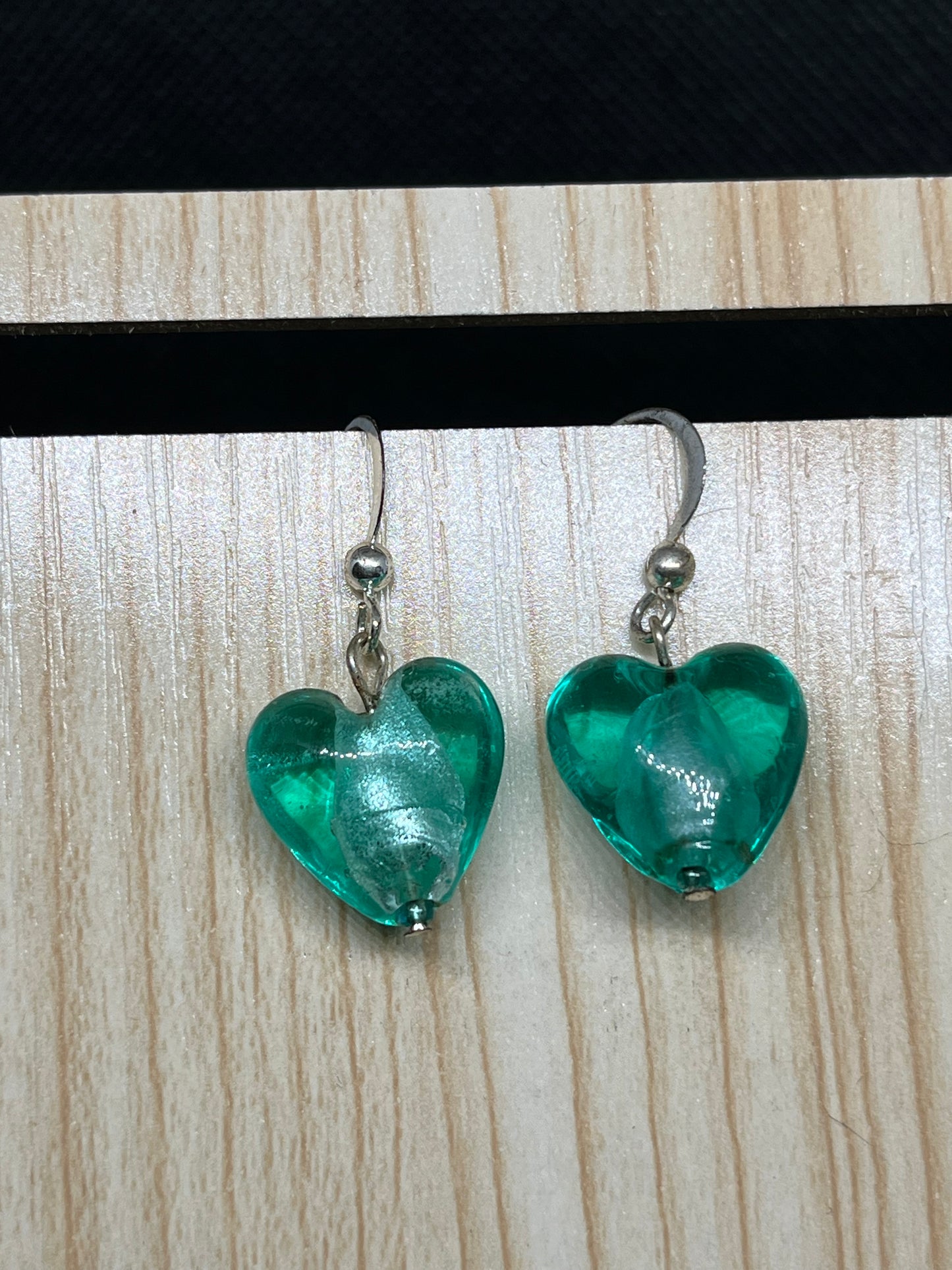 Heart earrings E549