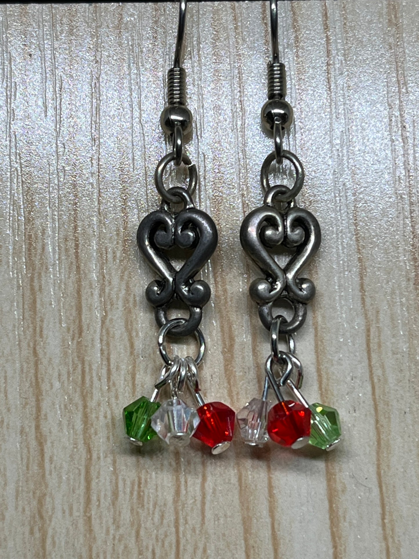 Heart earrings 536