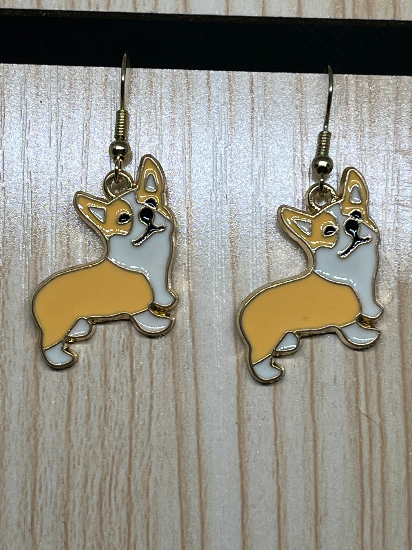 Dog earrings E397
