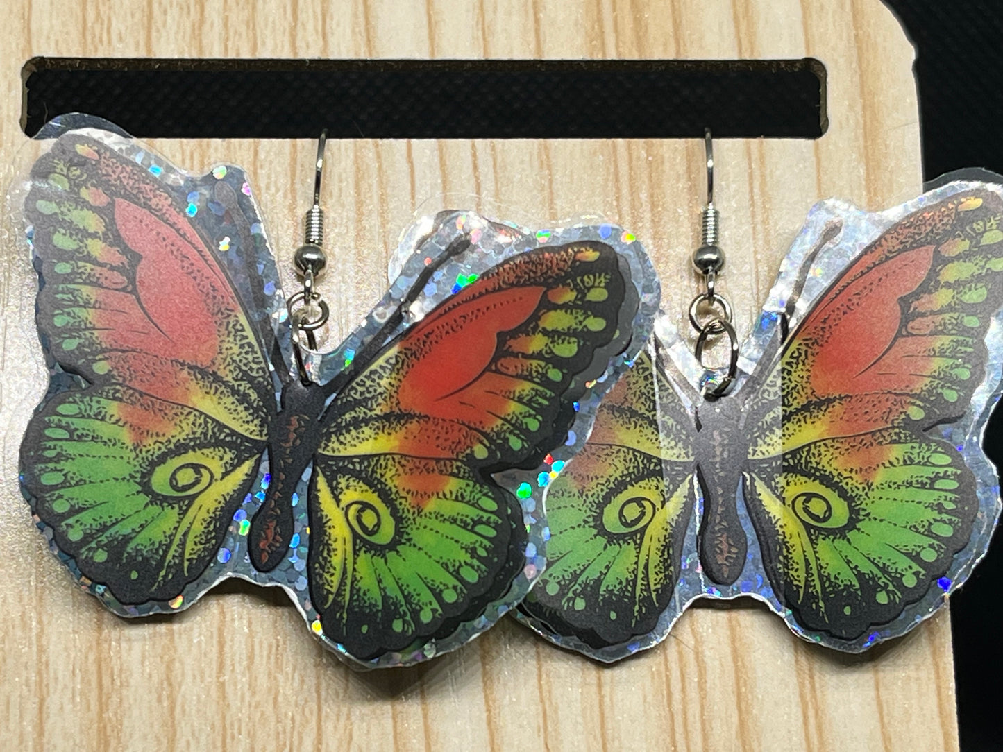 Butterfly earrings E279