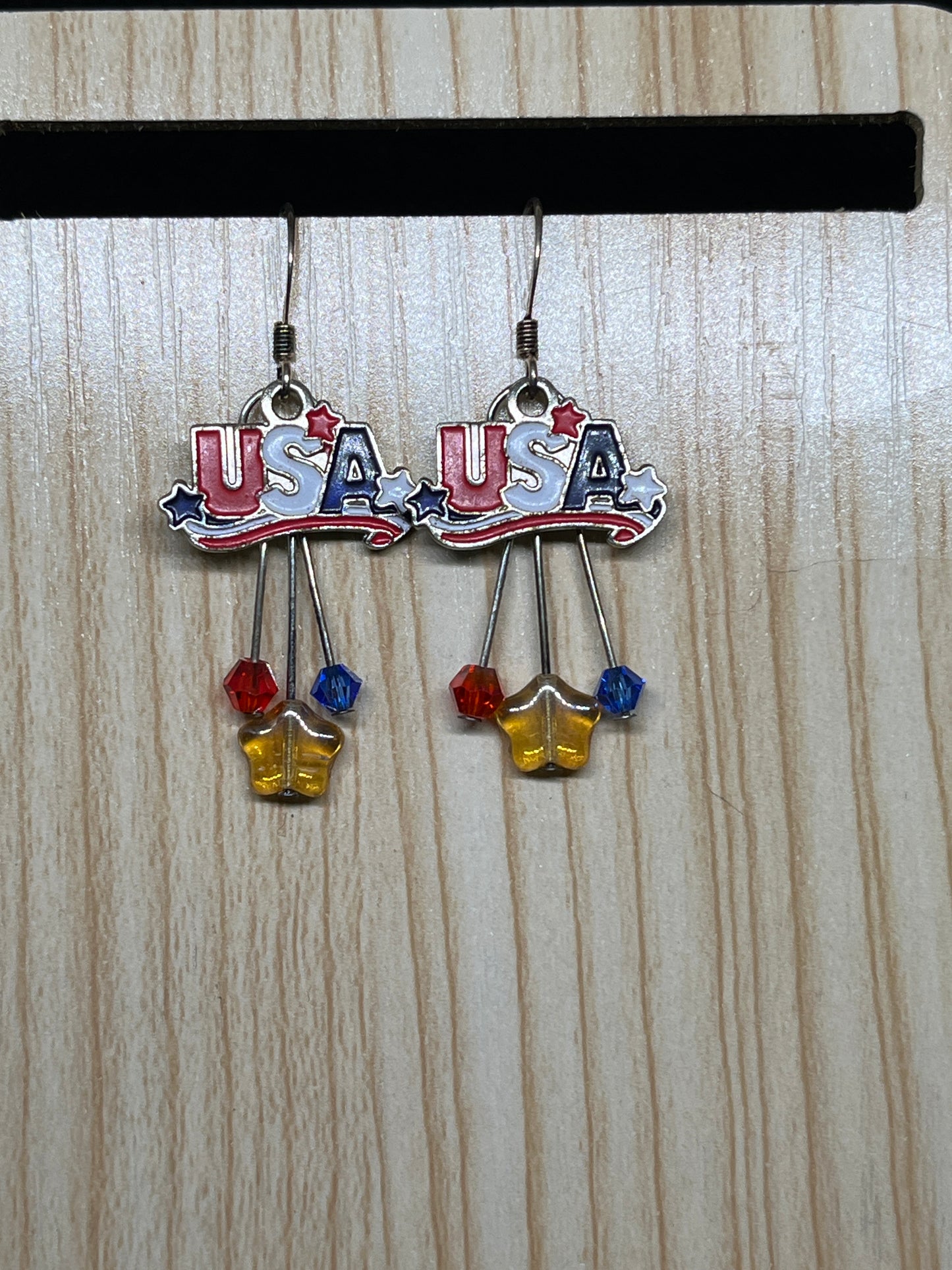 USA earrings J10