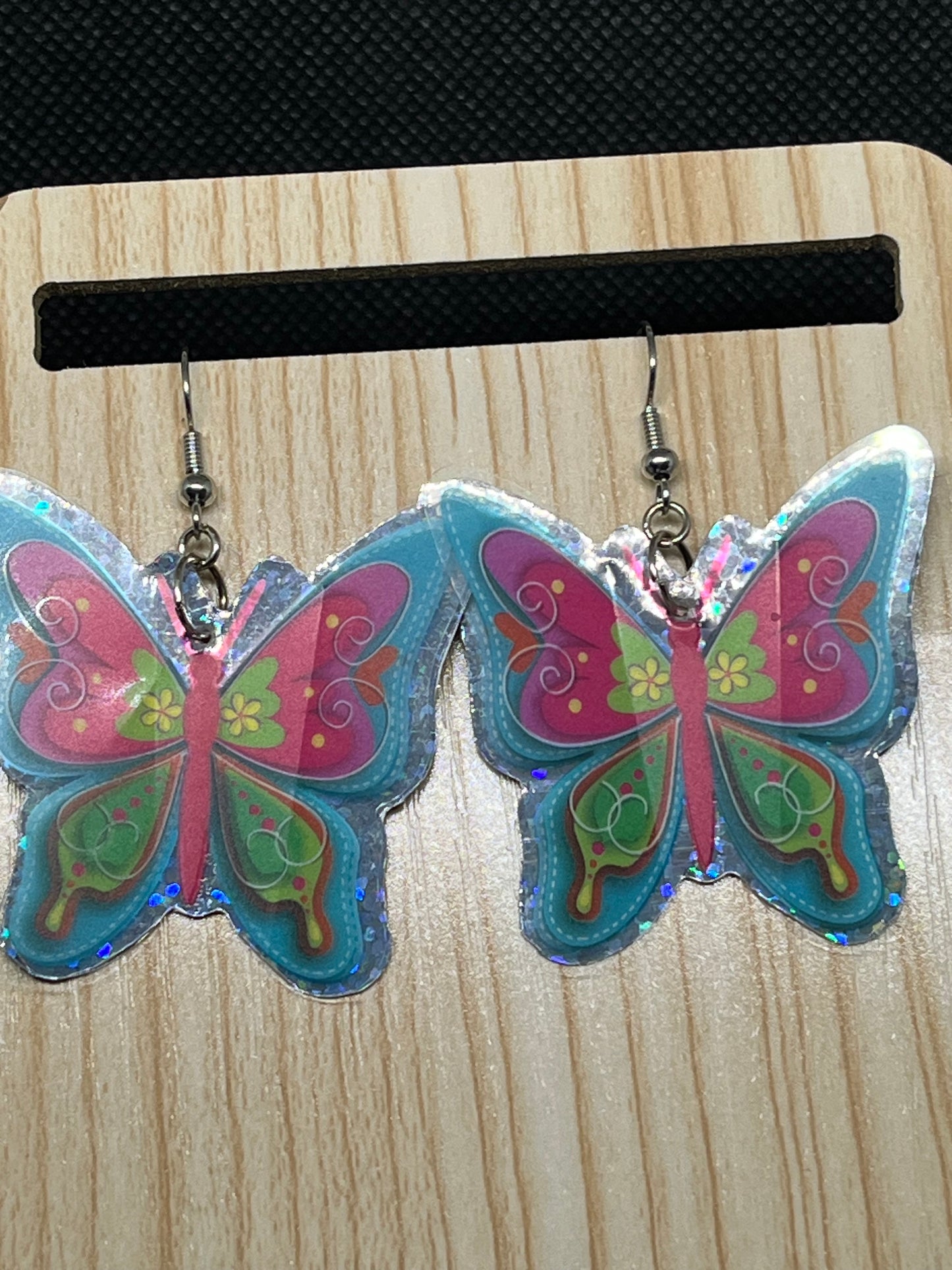 Butterfly earrings E272