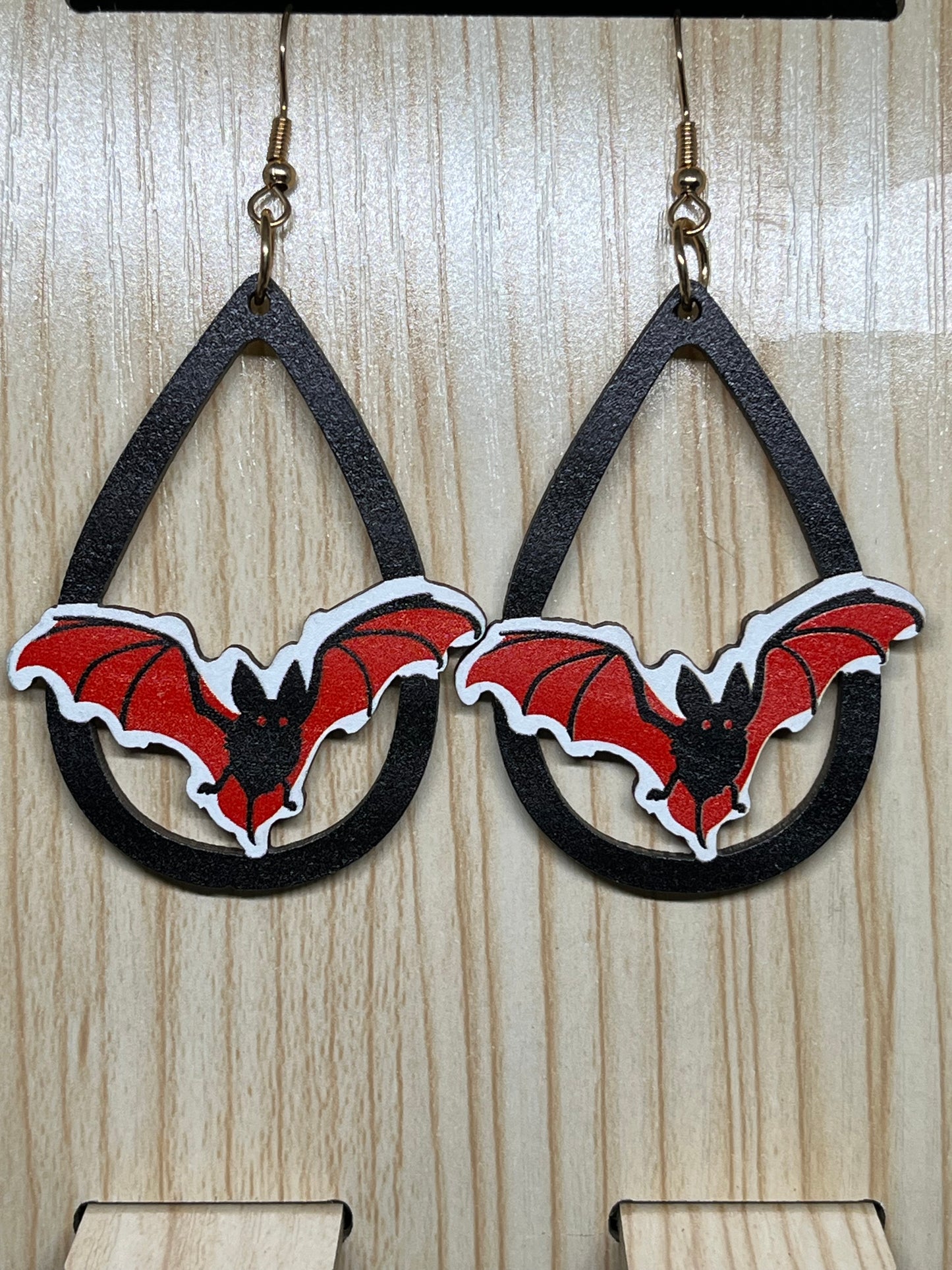 Bat earrings H168