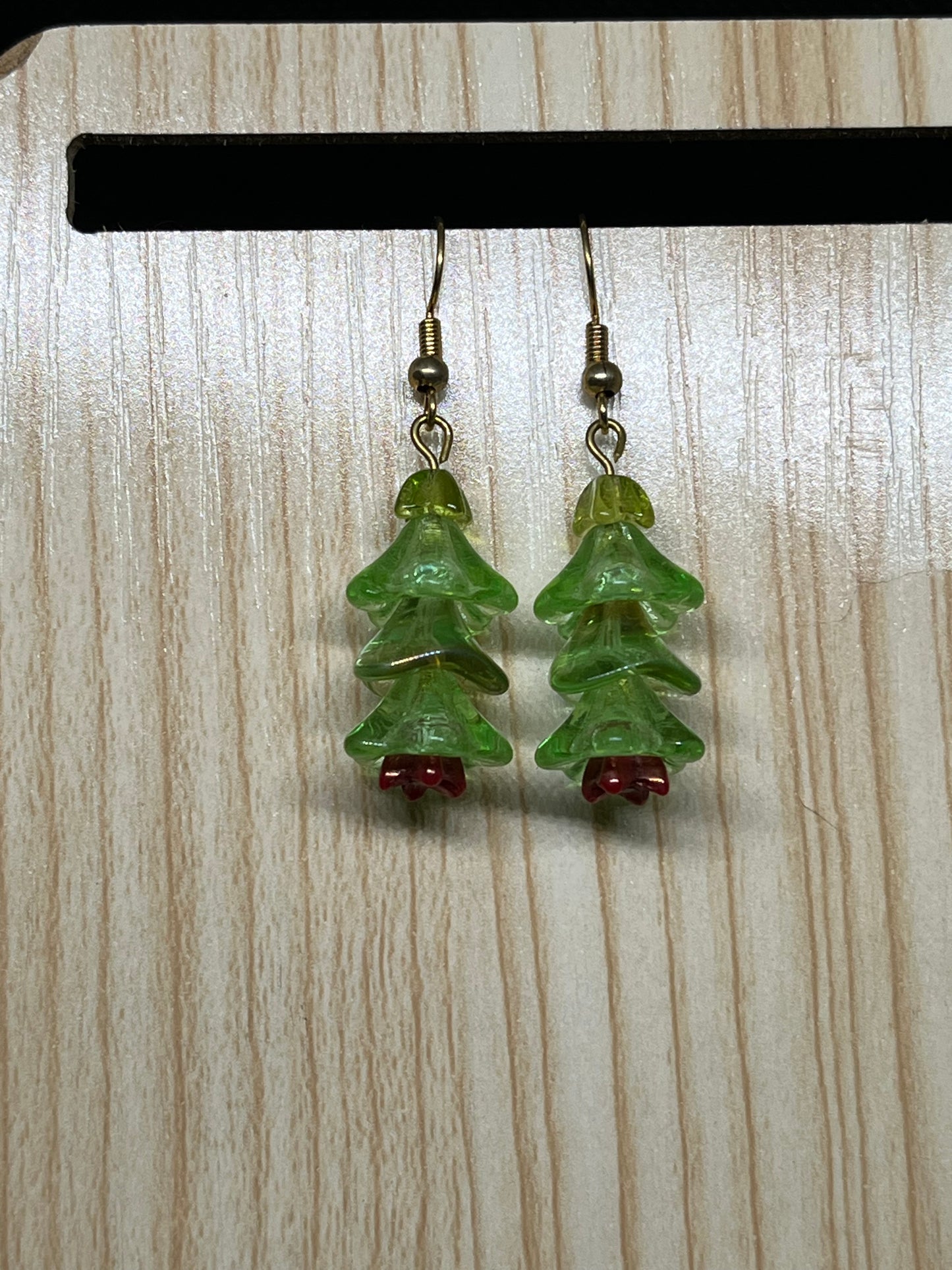 Christmas tree earrings C7