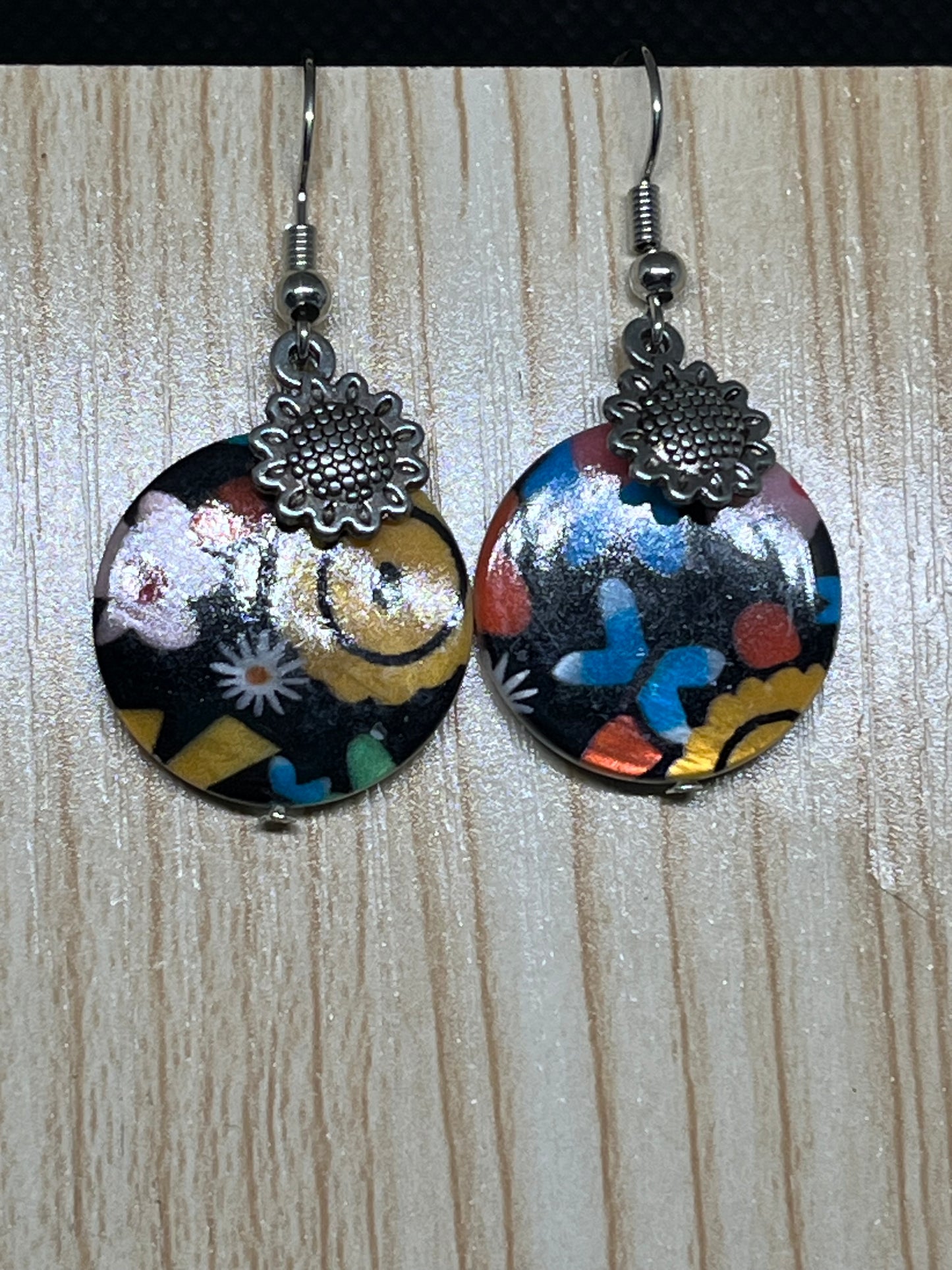 Flower earrings E162
