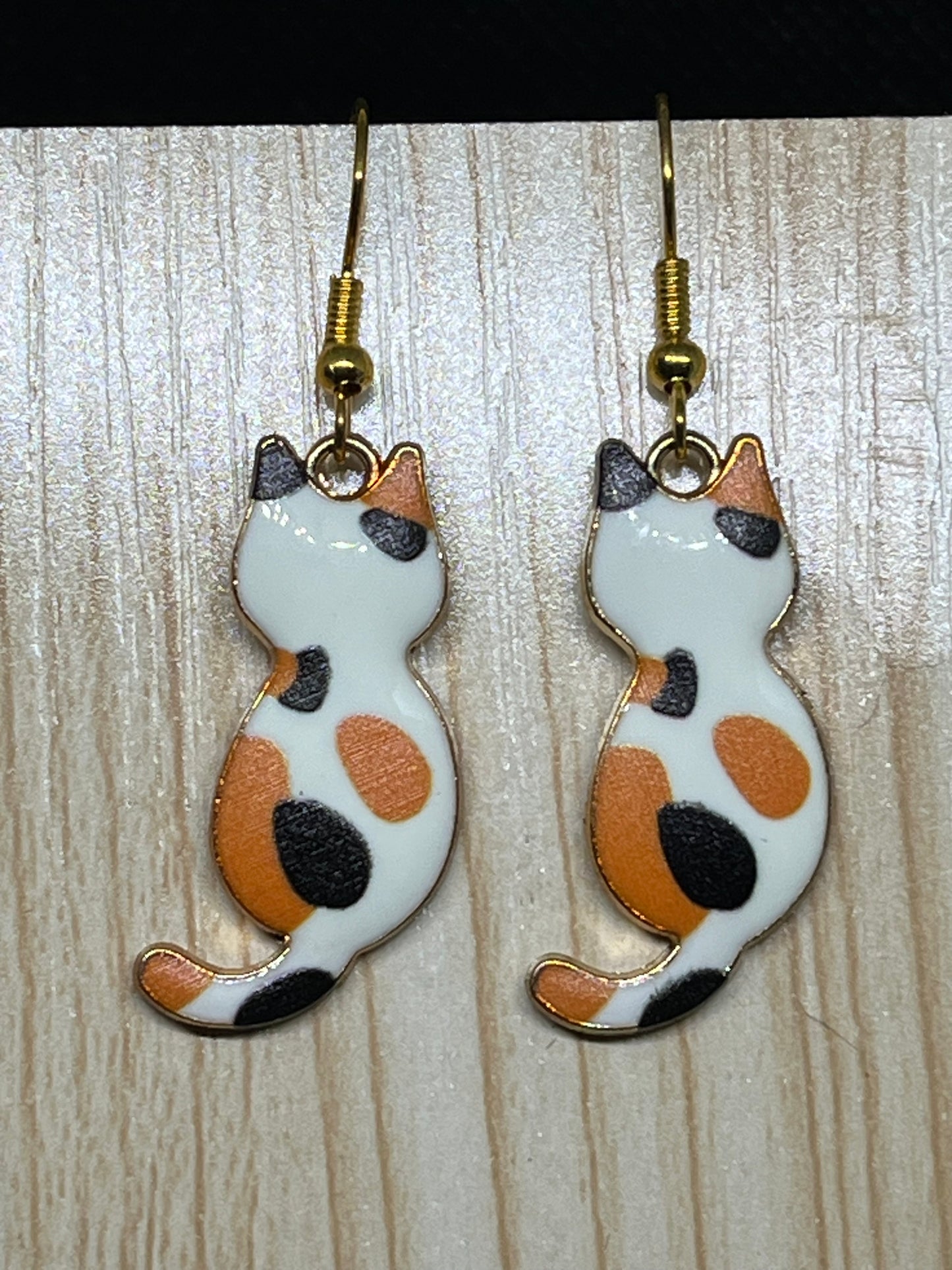 Cat earrings E368