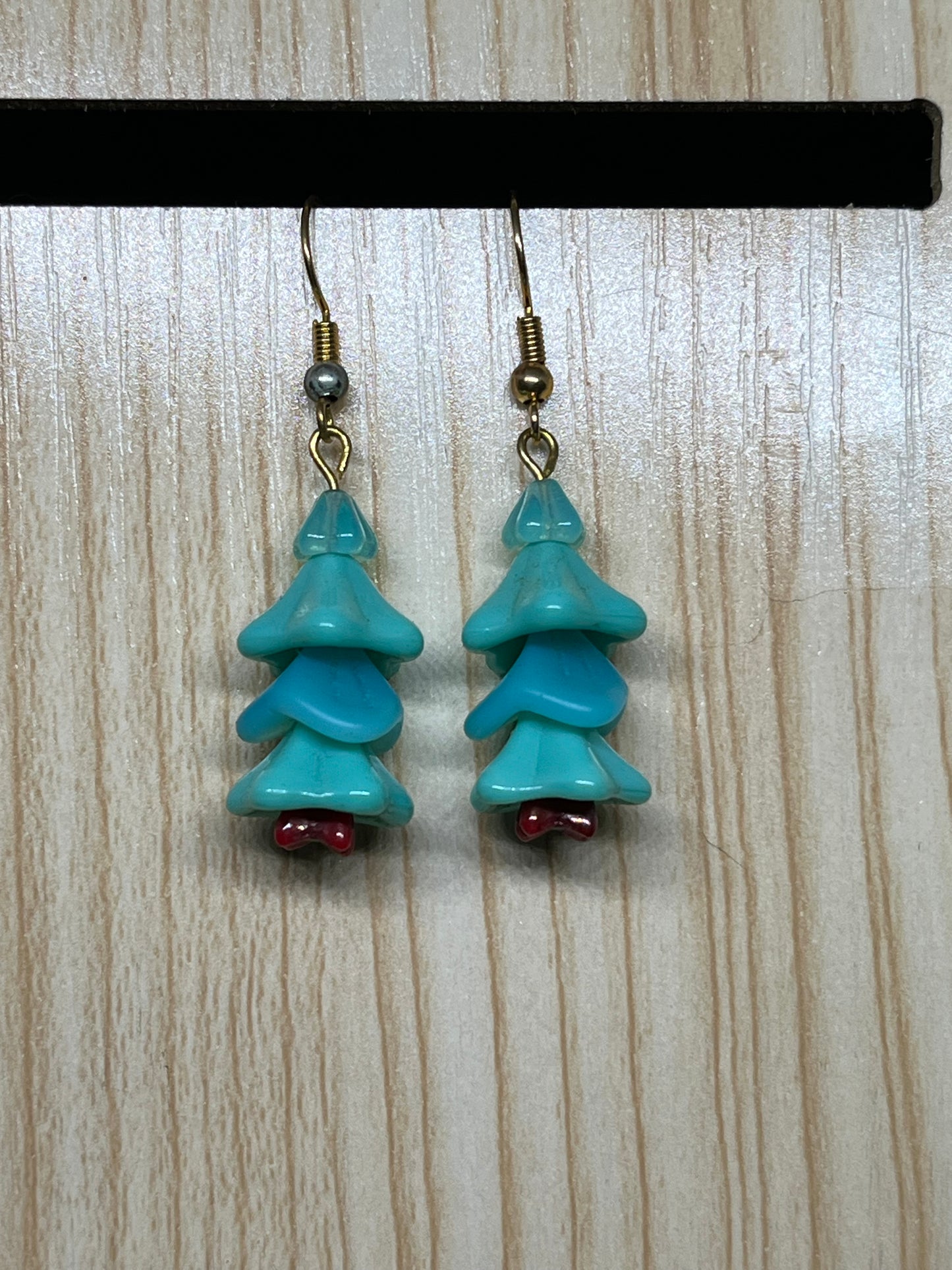 Christmas tree earrings C6