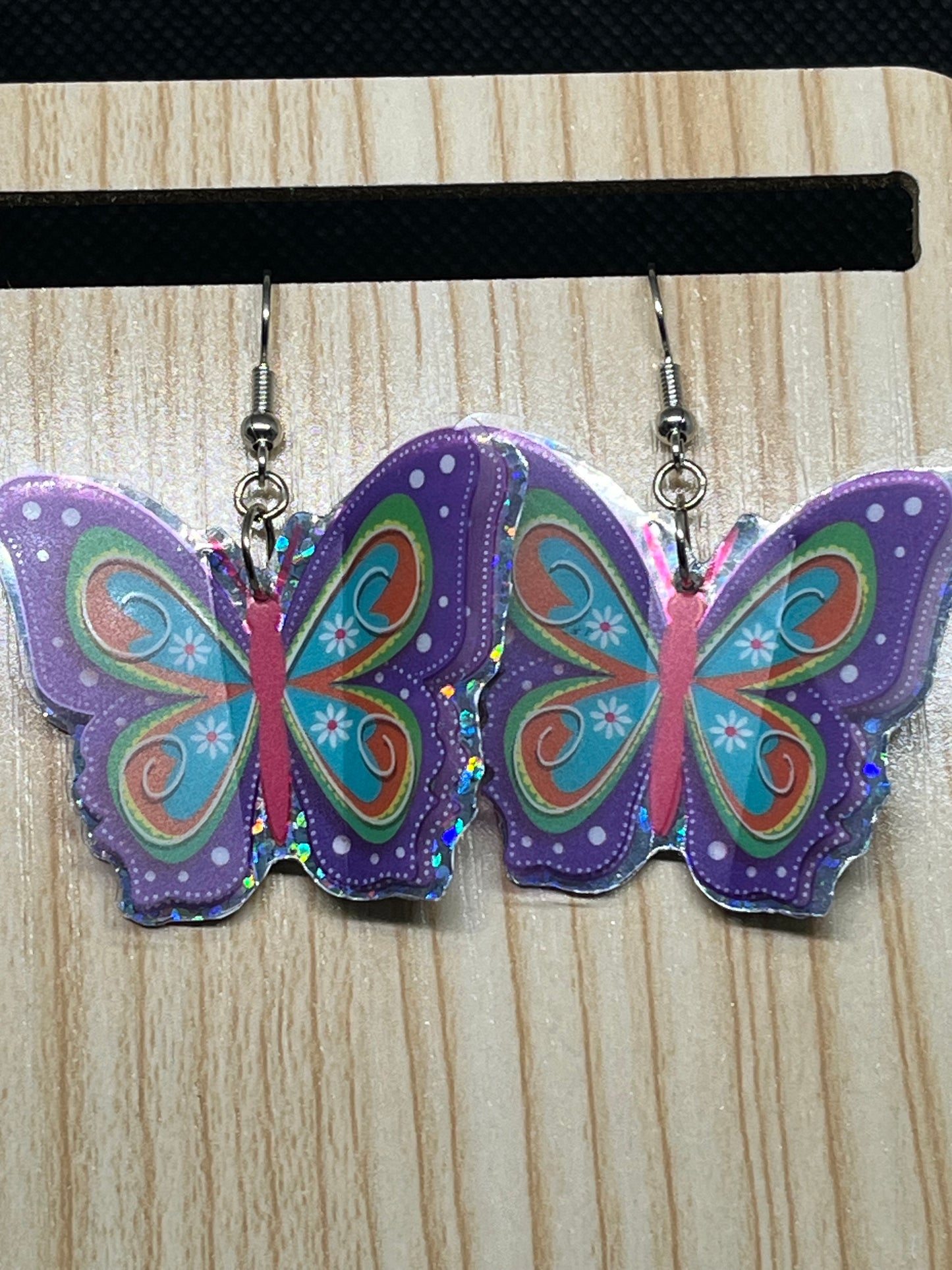 Butterfly earrings E275