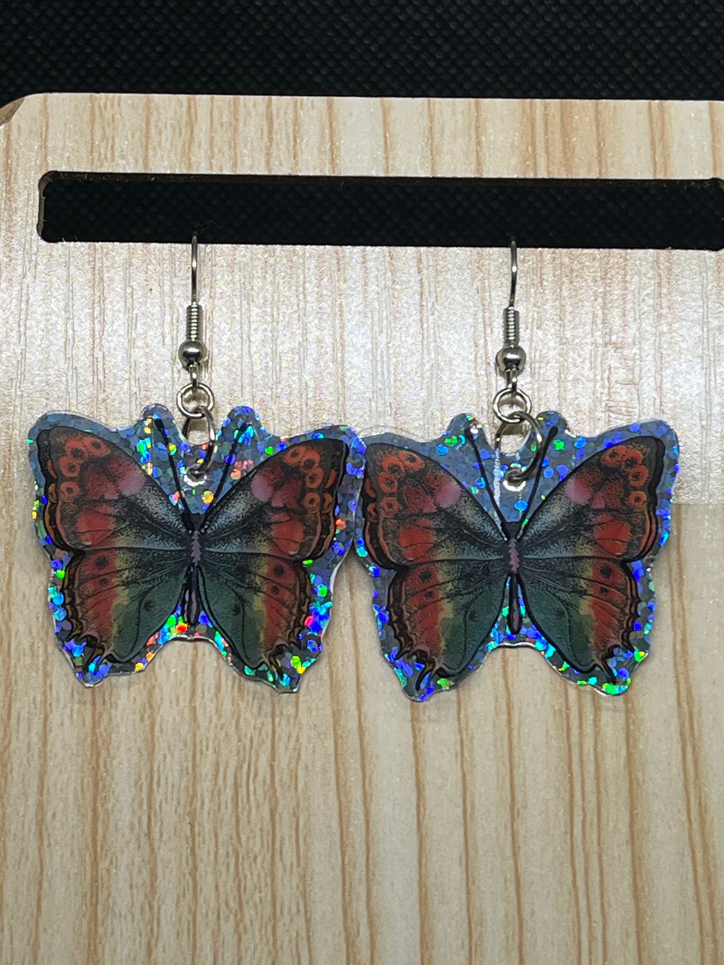 Butterfly earrings E268