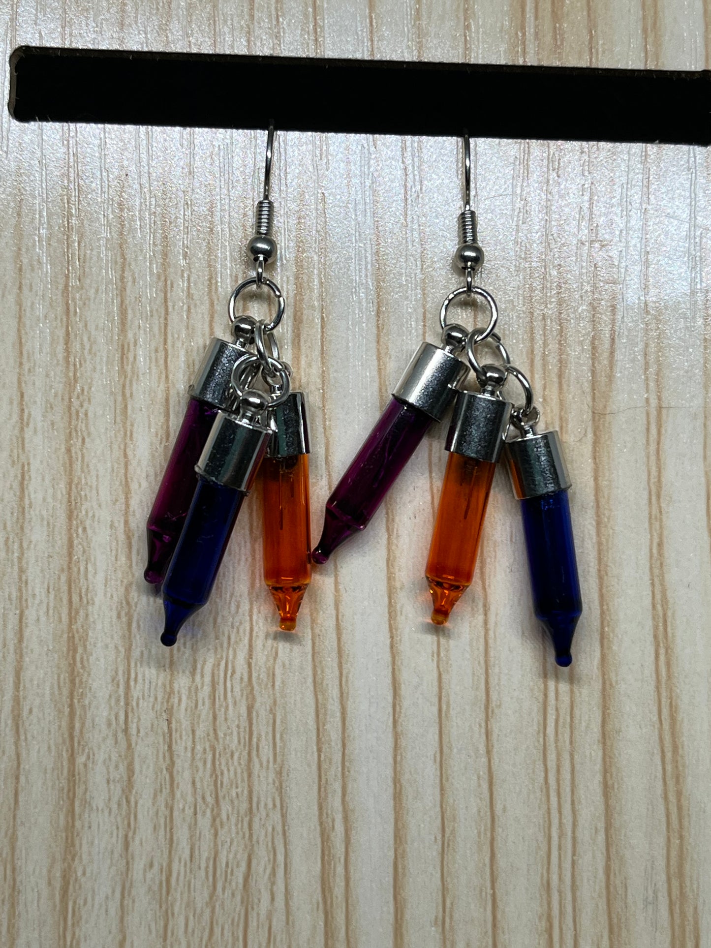 Christmas light earrings C28