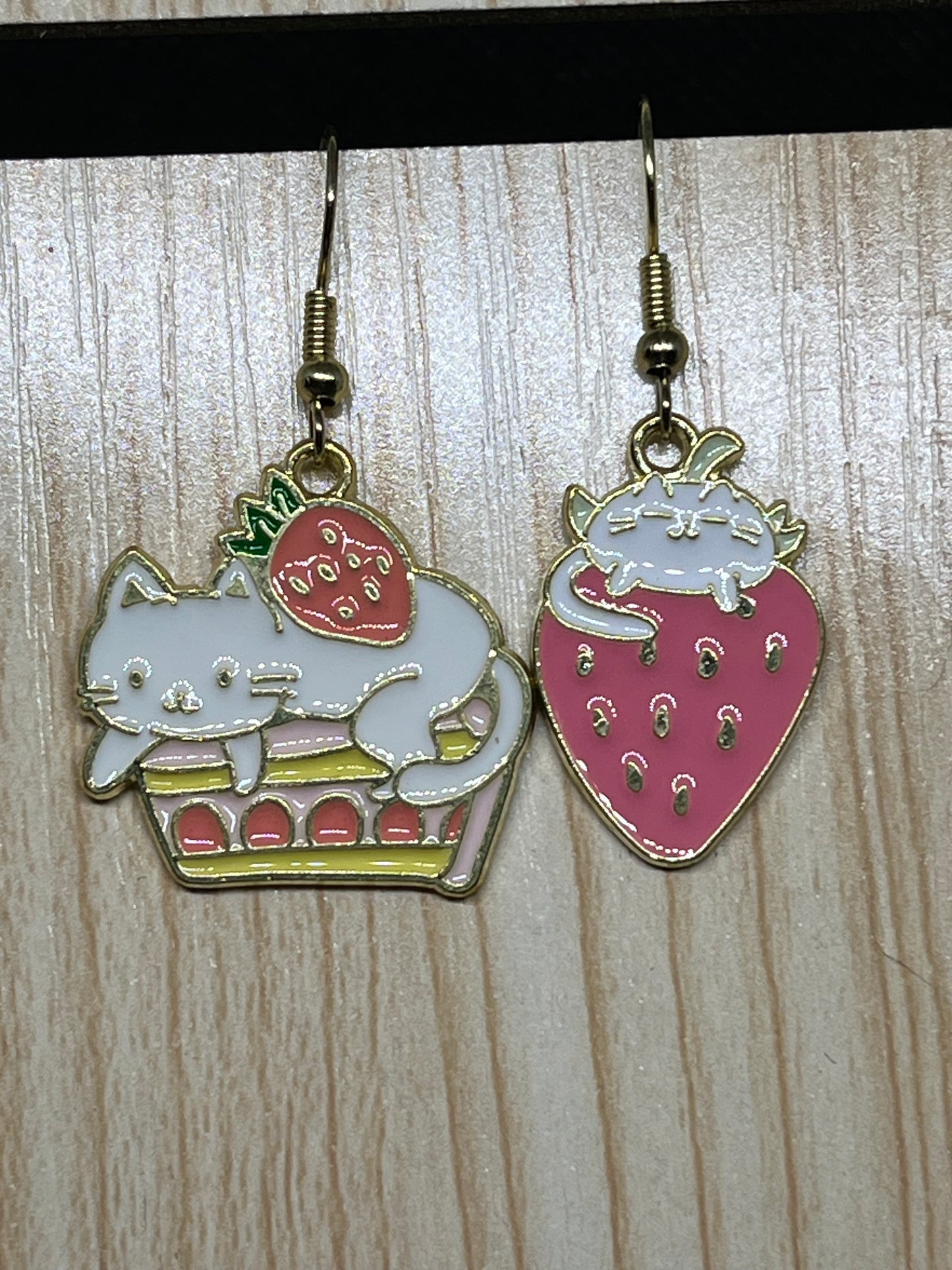 Cat earrings E750