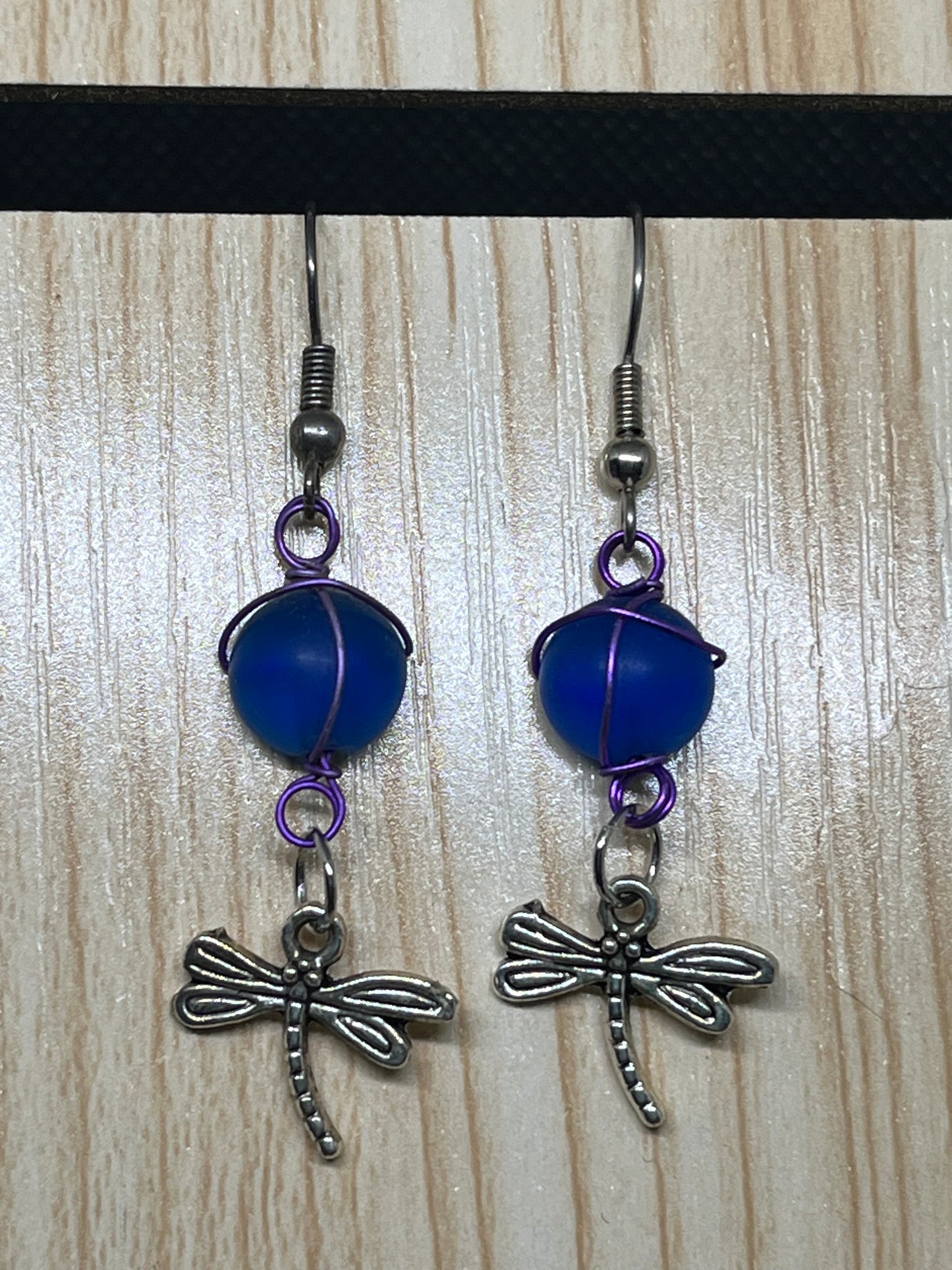 Dragonfly earrings E286