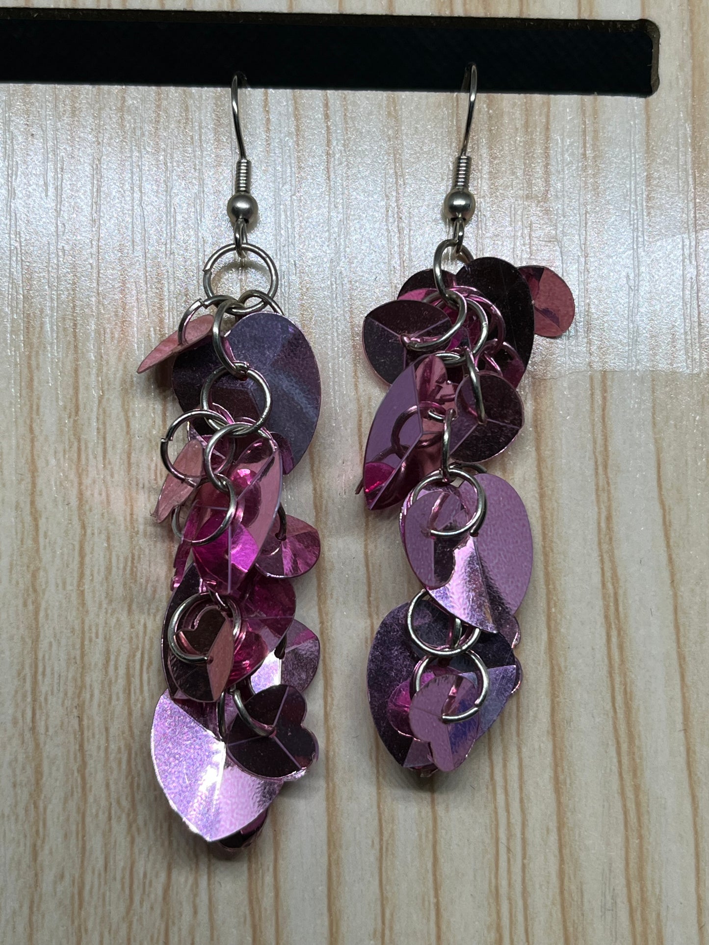 Heart earrings E564