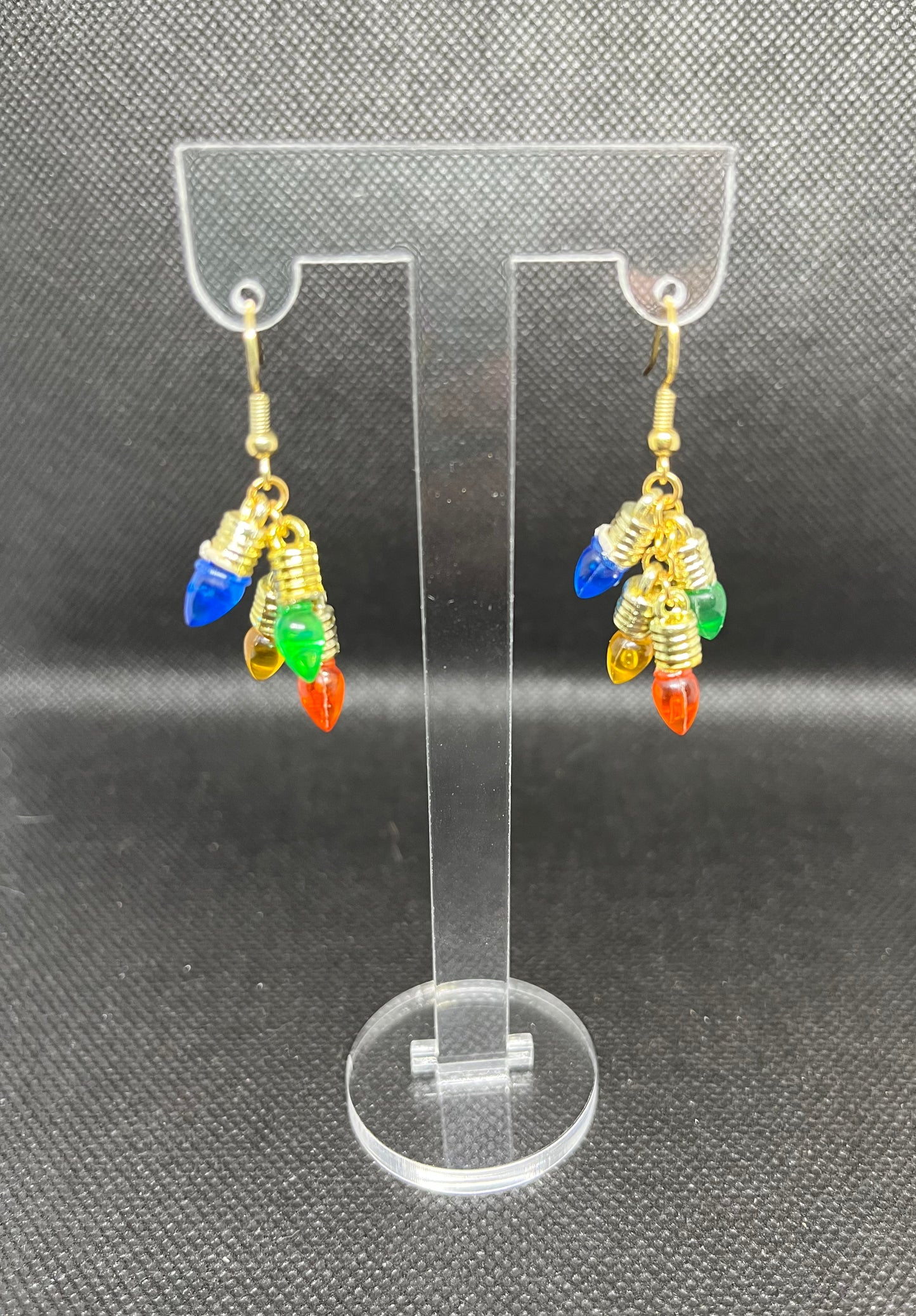 Christmas light earrings C47
