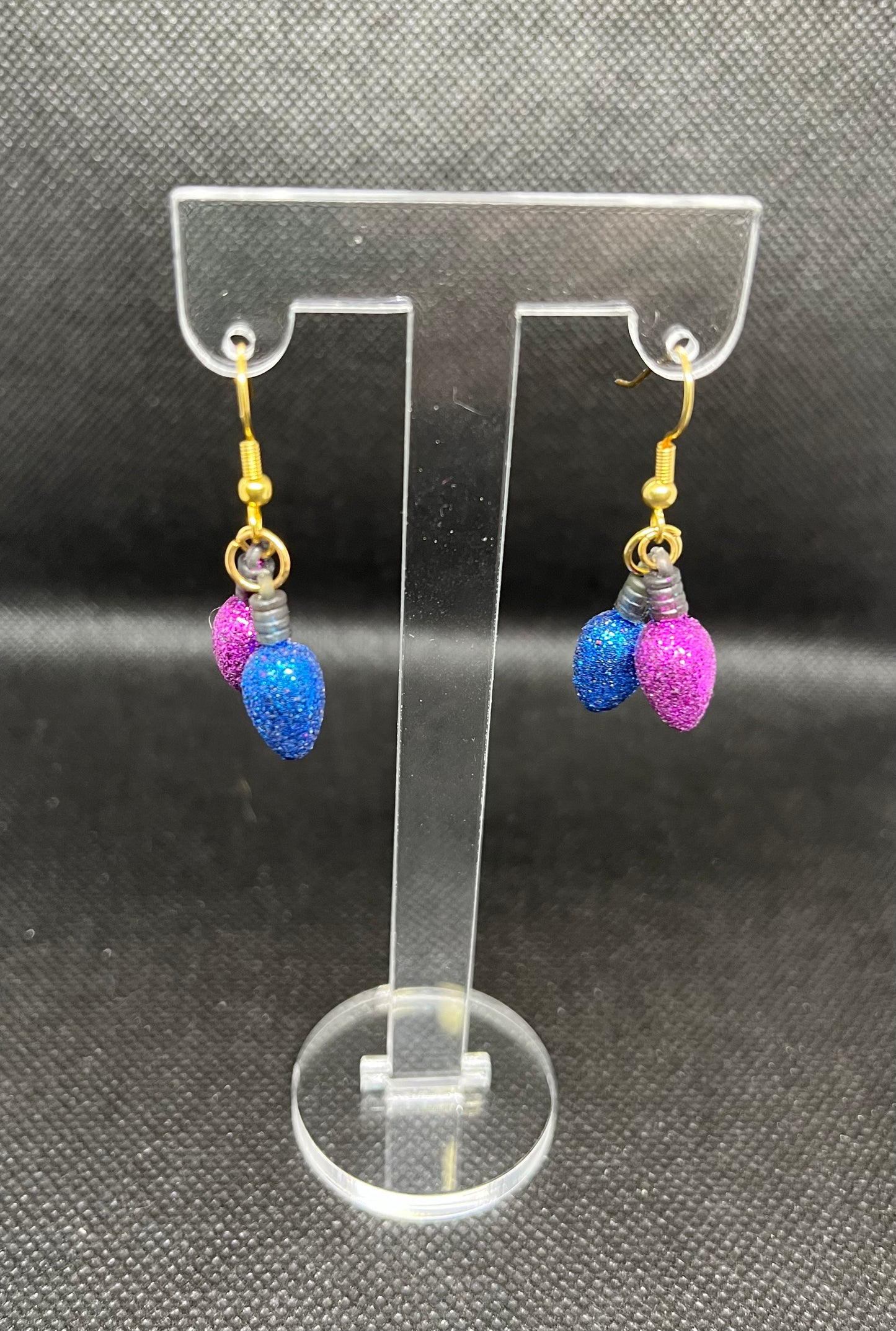 Christmas light earrings C44