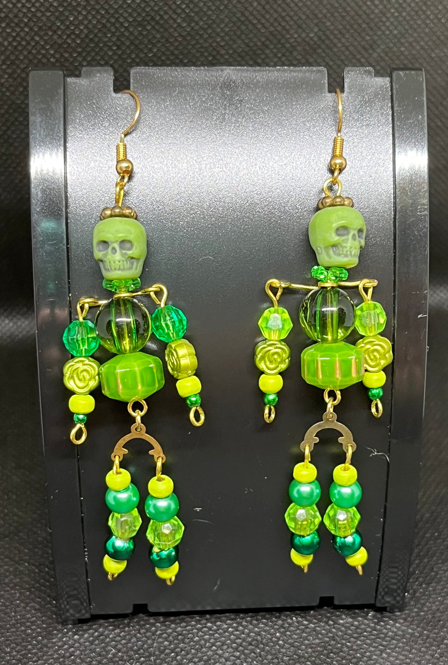 Skeleton earrings H142