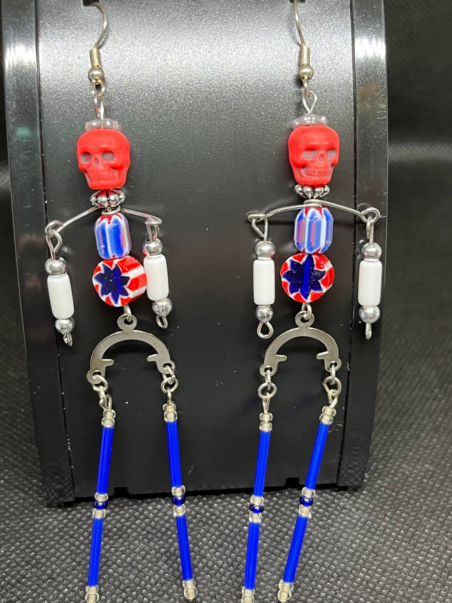 Skeleton earrings H139