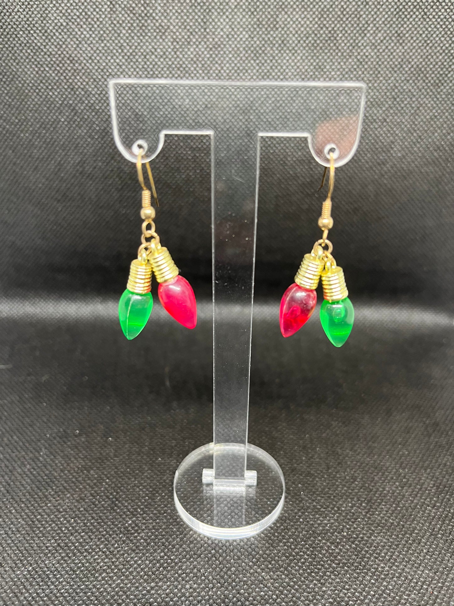 Christmas light earrings C40