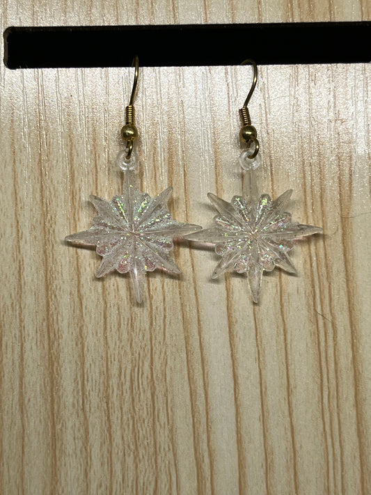 Snowflake earrings C48