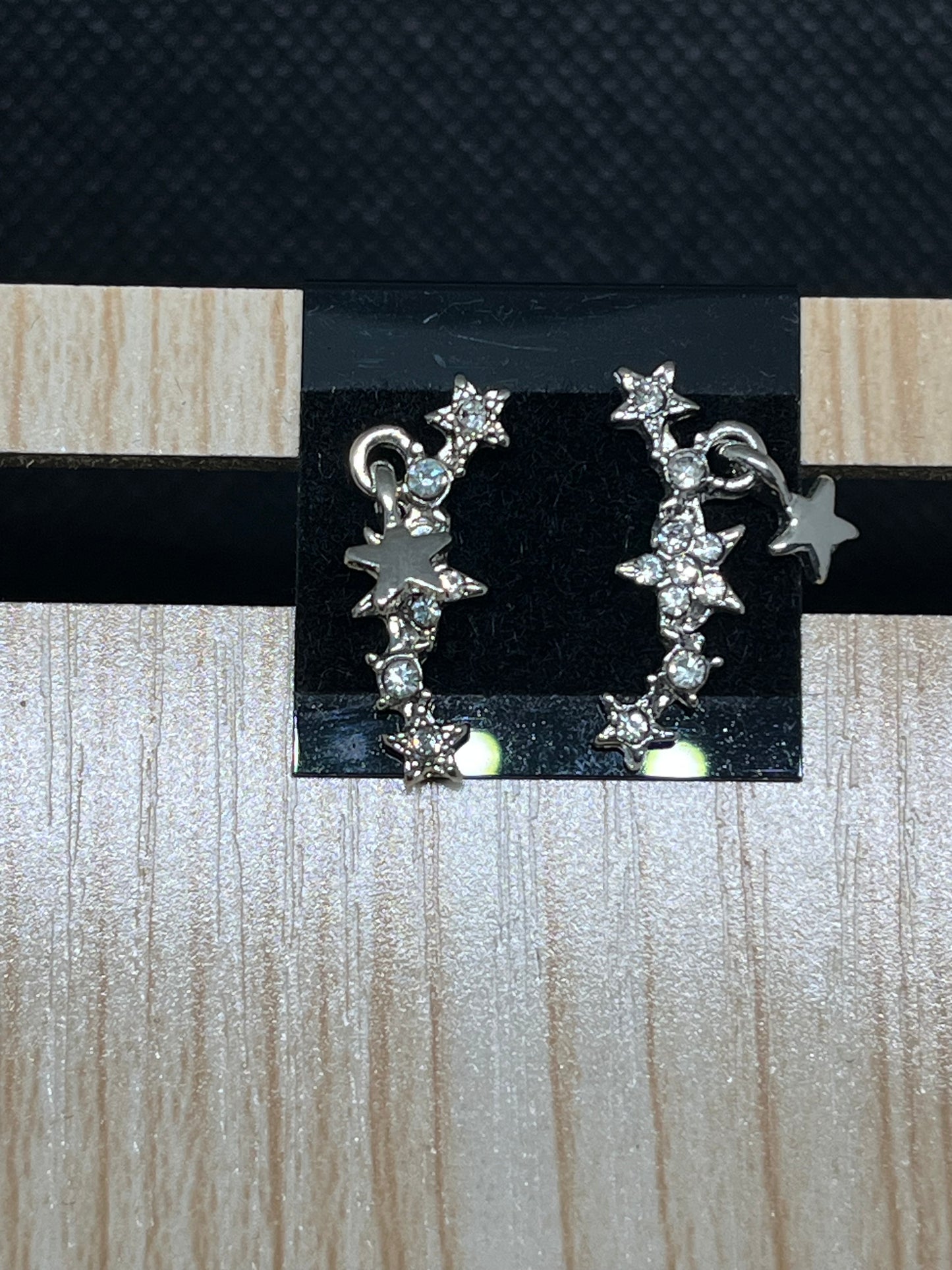 Star cluster stud earrings E895