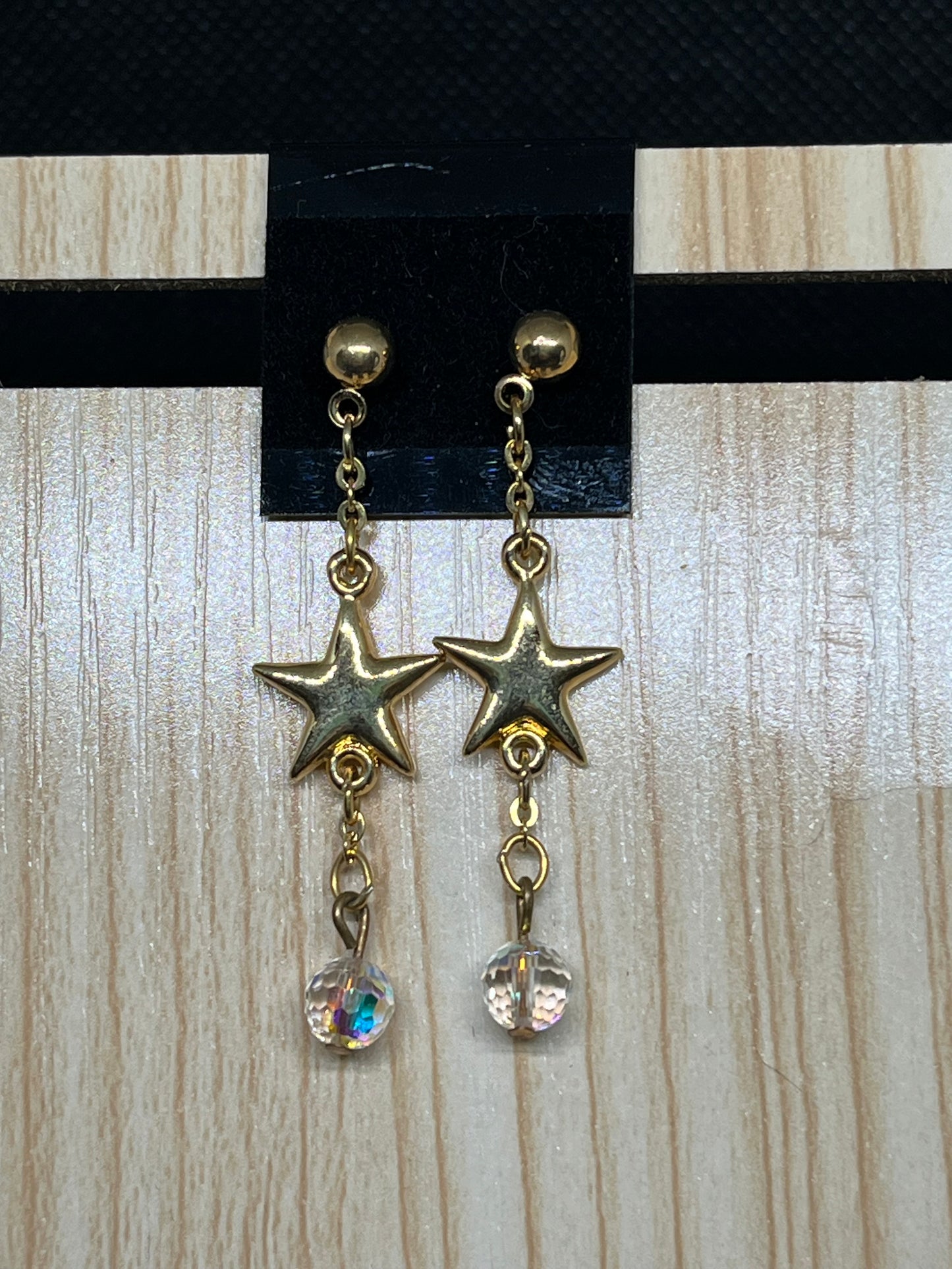 Star earrings E219