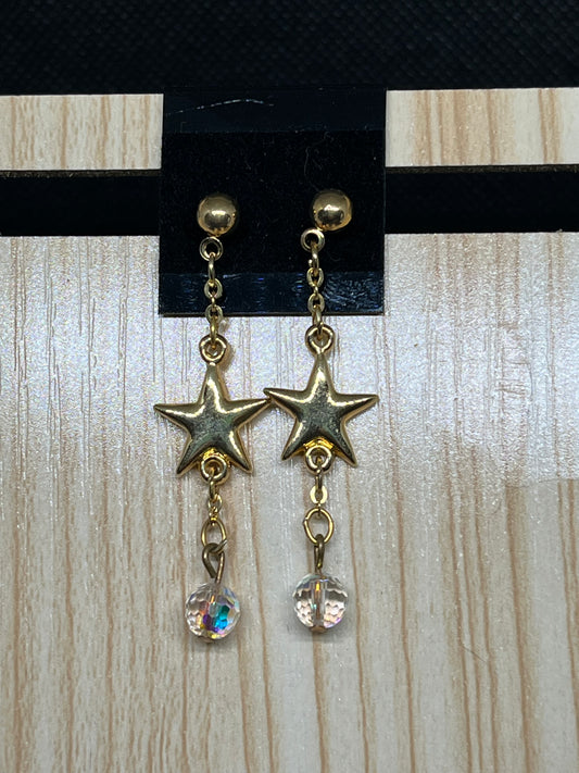 Star earrings E219