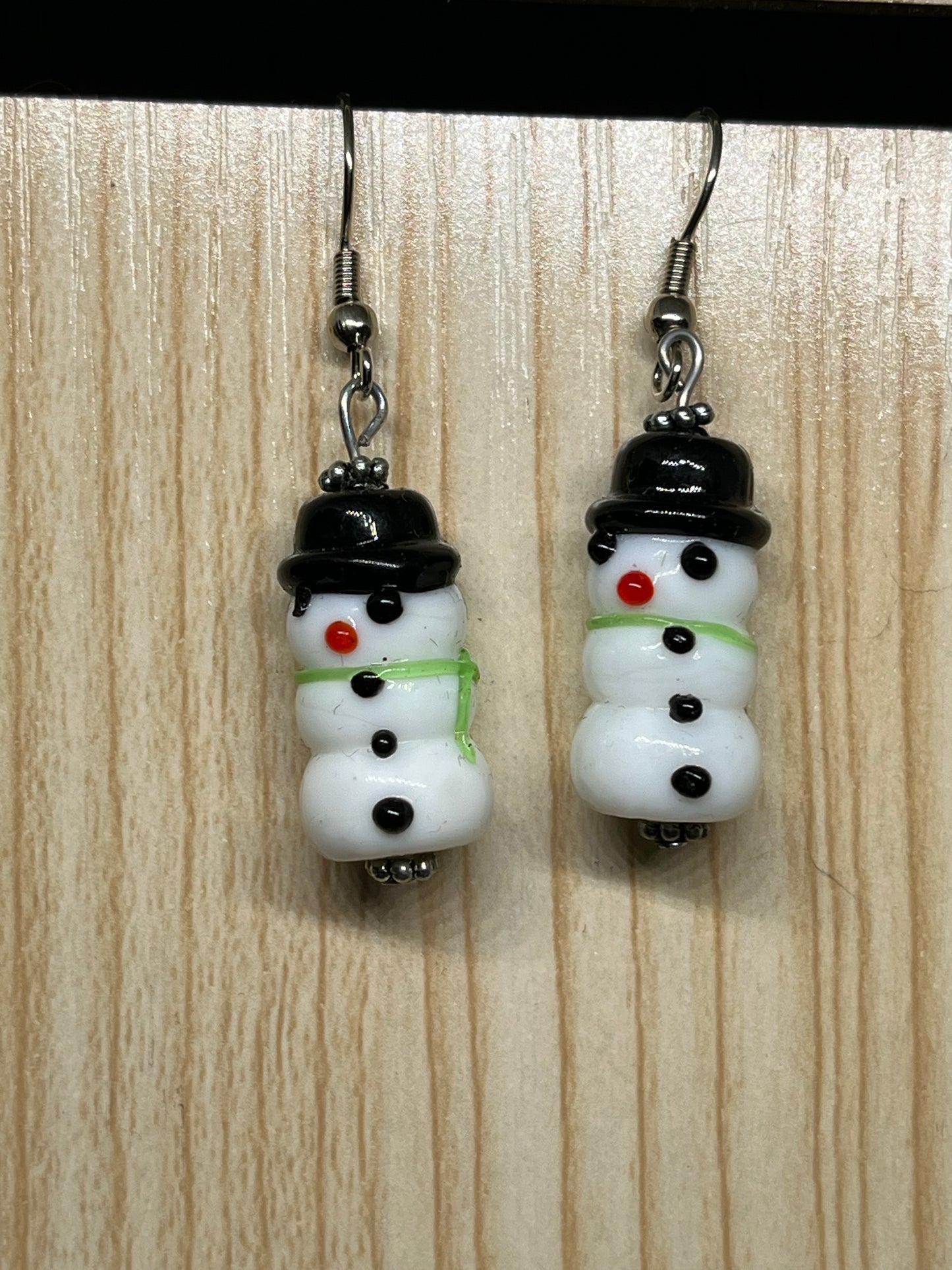 Snowman earrings C59