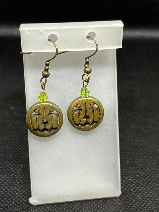 Pumpkin earrings H6