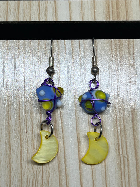 Moon earrings