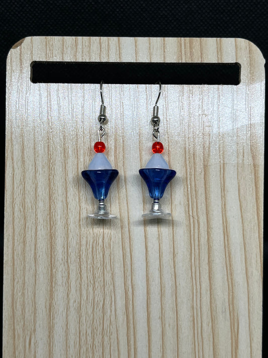 Ice cream float earrings E12