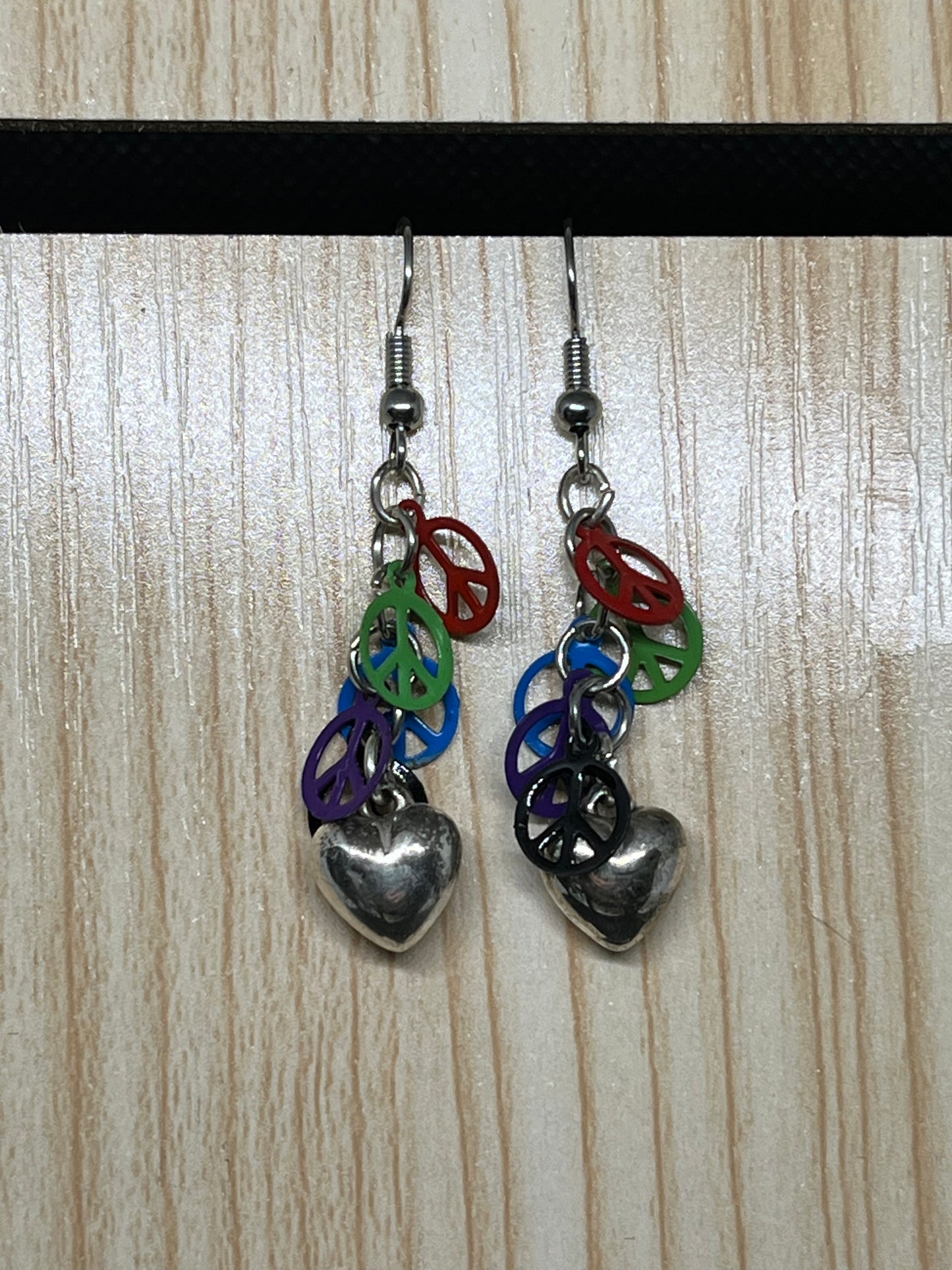 Peace earrings E658
