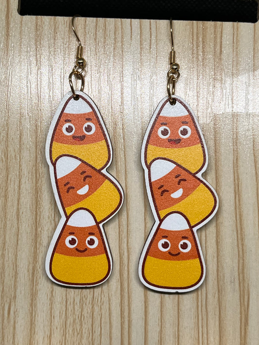 Candy corn earrings H166