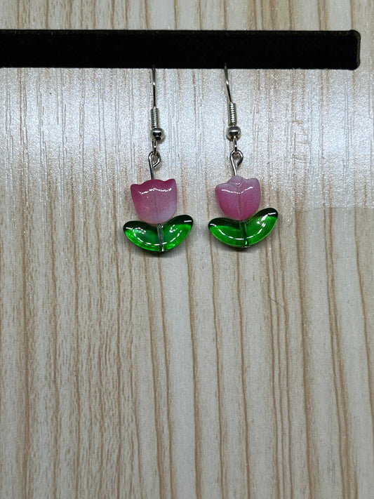 Flower earrings E19