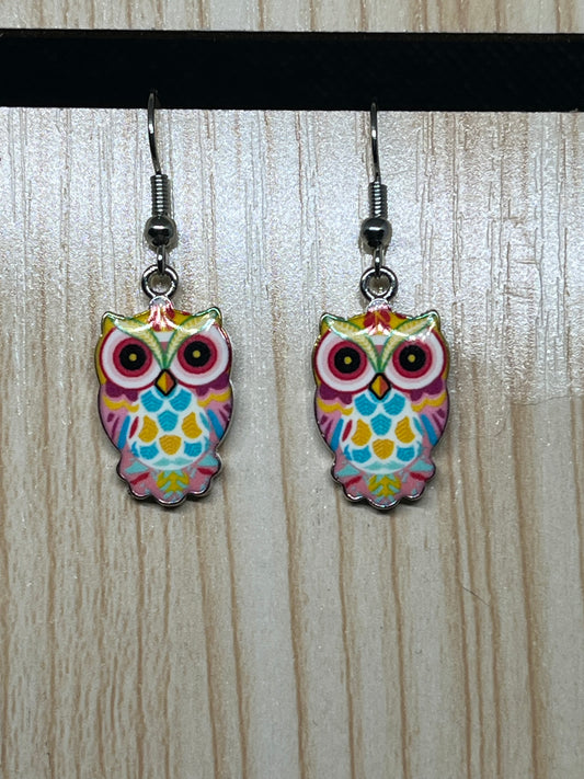 Owl earrings E297