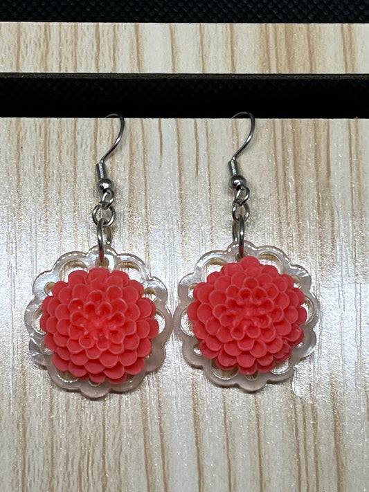 Flower earrings E187
