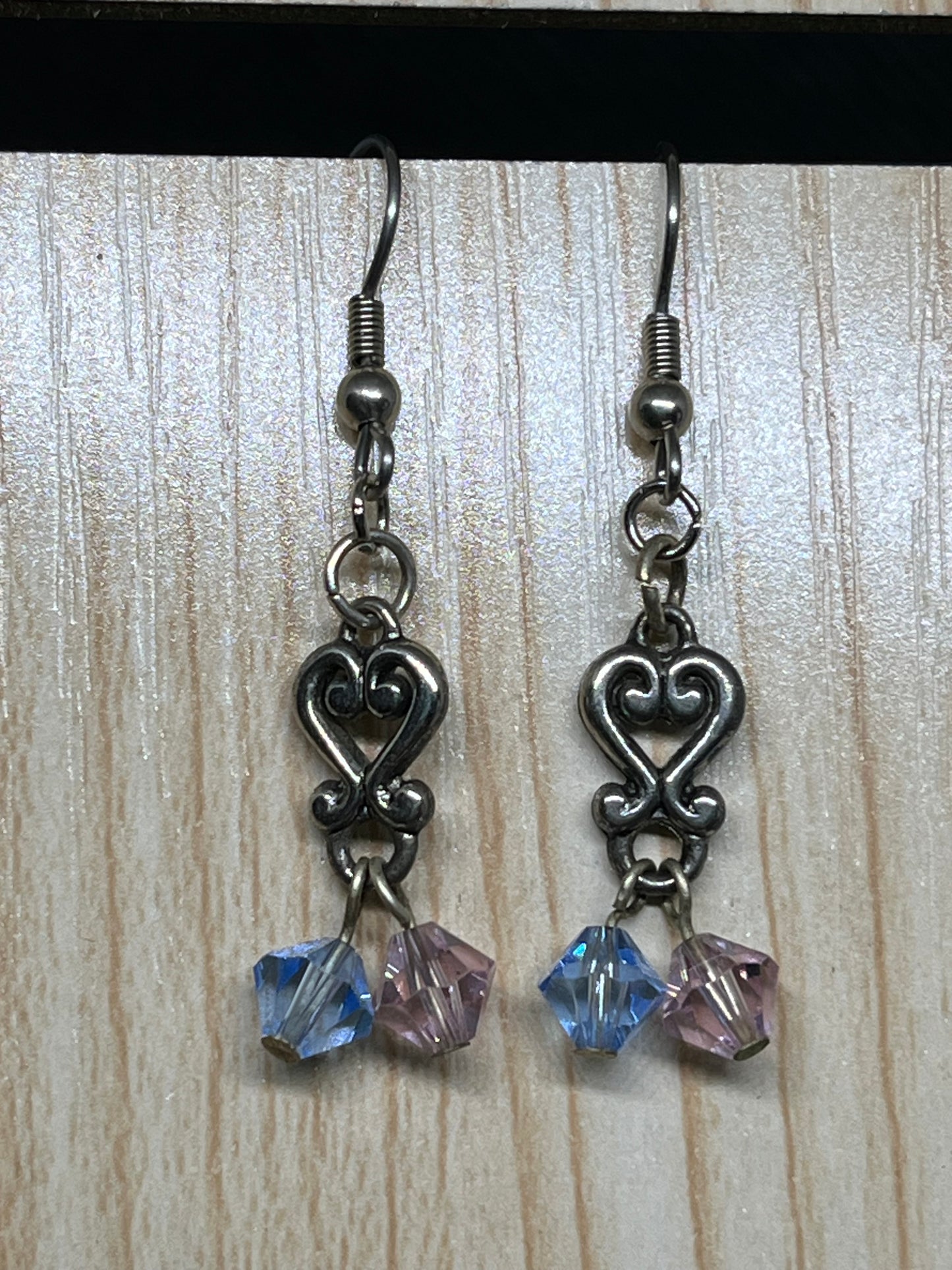 Heart earrings E531
