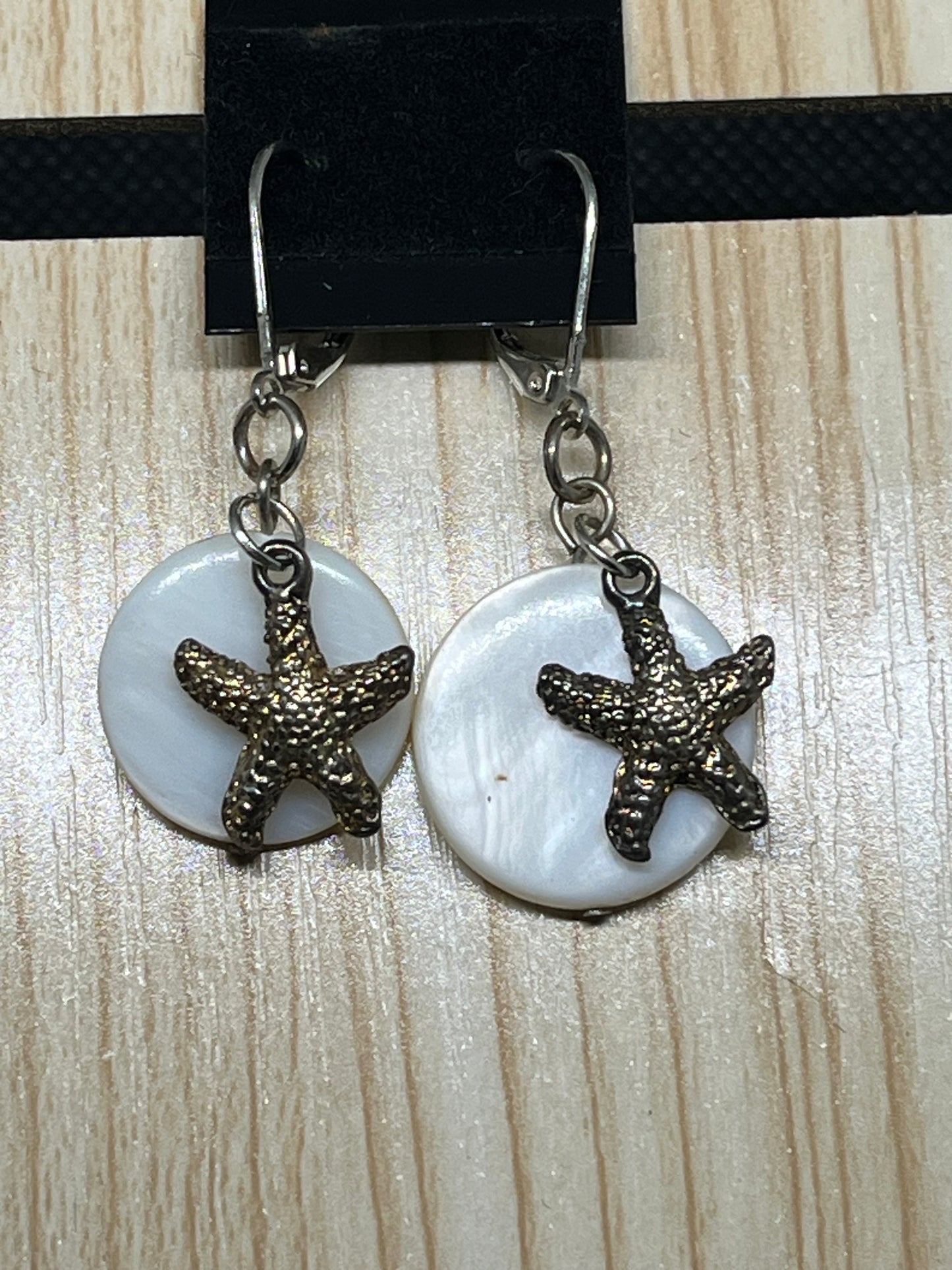 Starfish earrings E330