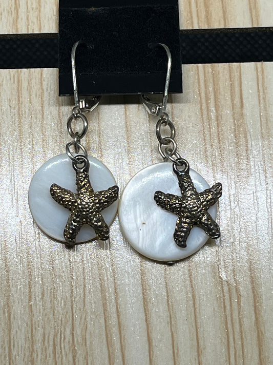 Starfish earrings E330
