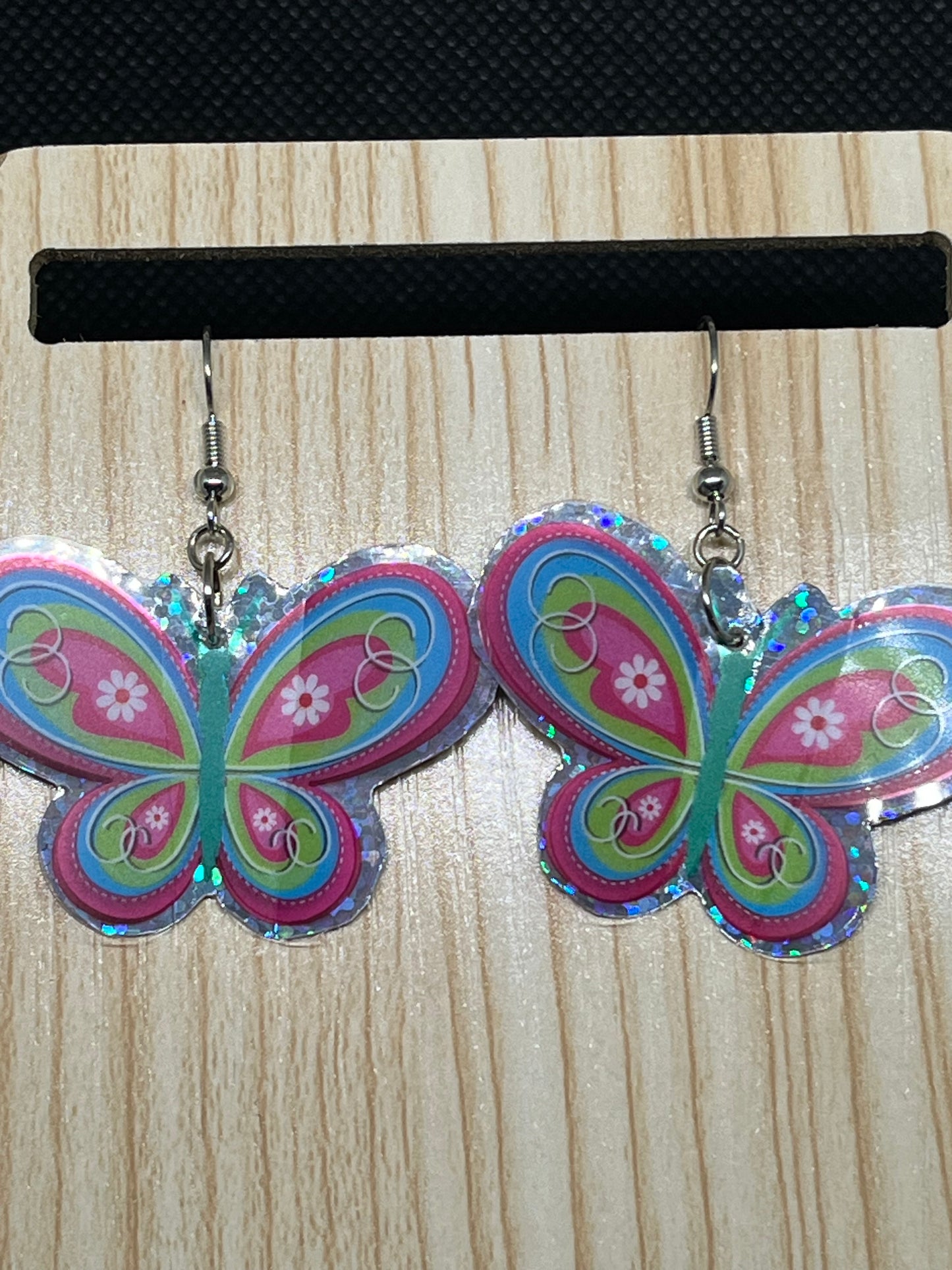 Butterfly earrings E273