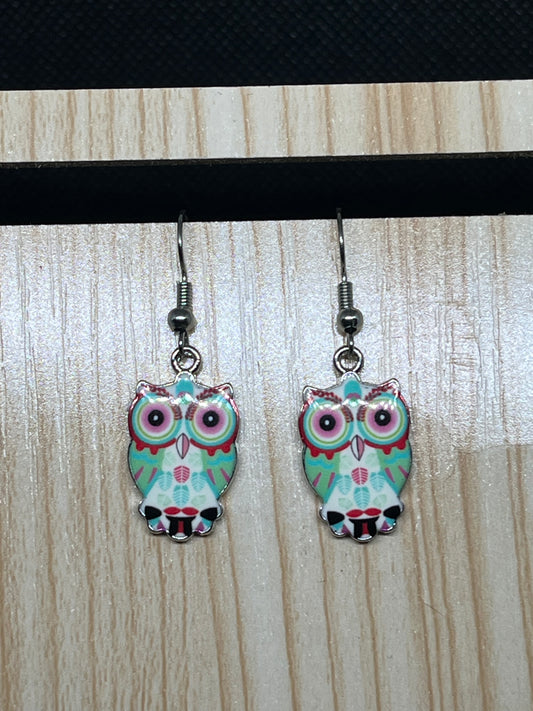 Owl earrings E301