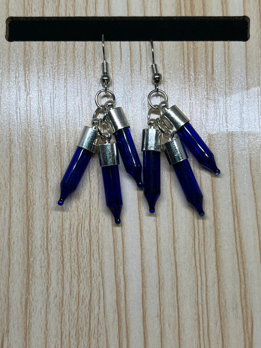 Christmas light earrings C137
