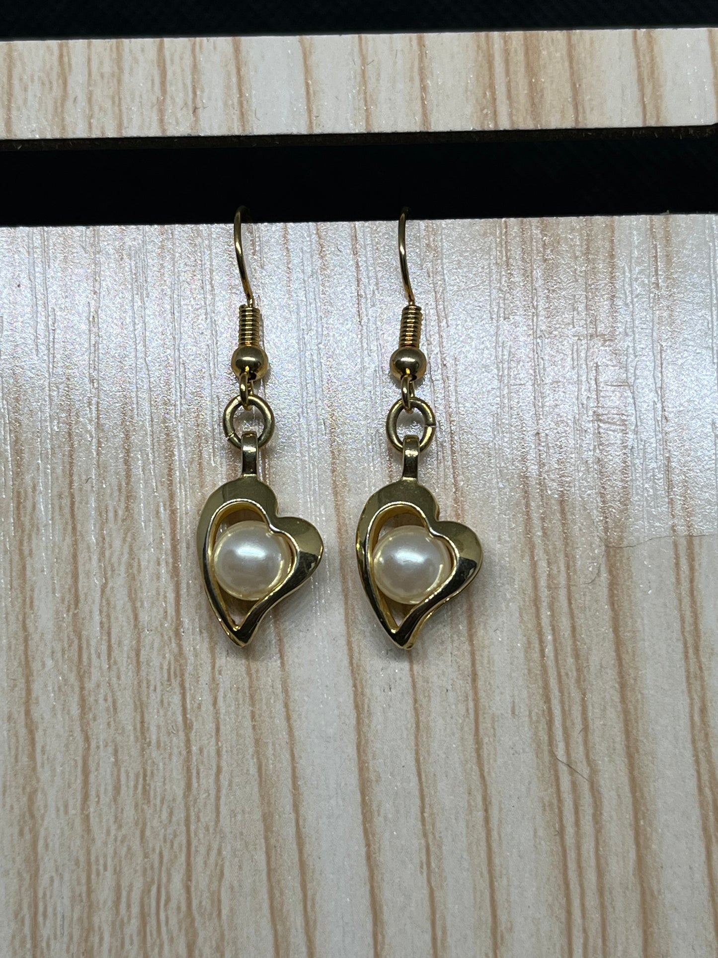 Heart earrings E548